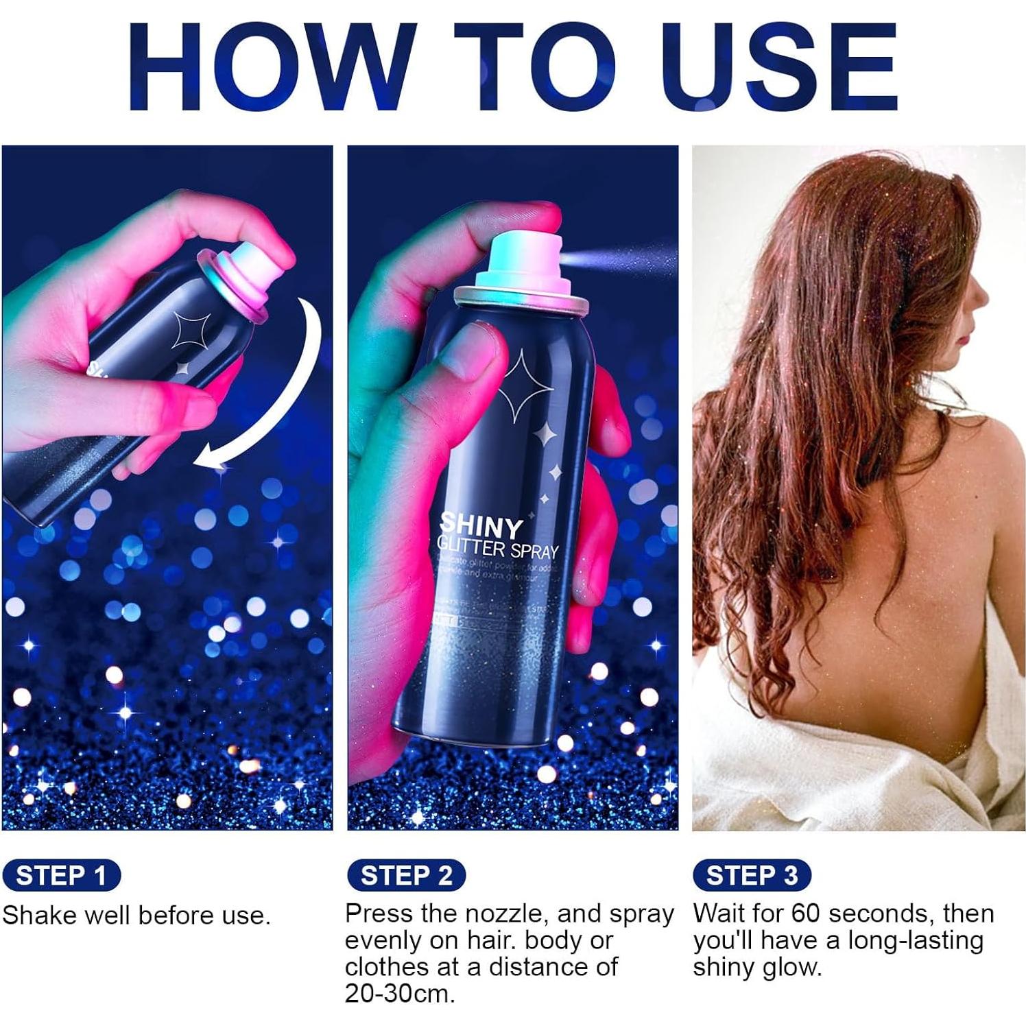 Spray Brillante HANYWIL 62.5 ml para Cabello y Cuerpo