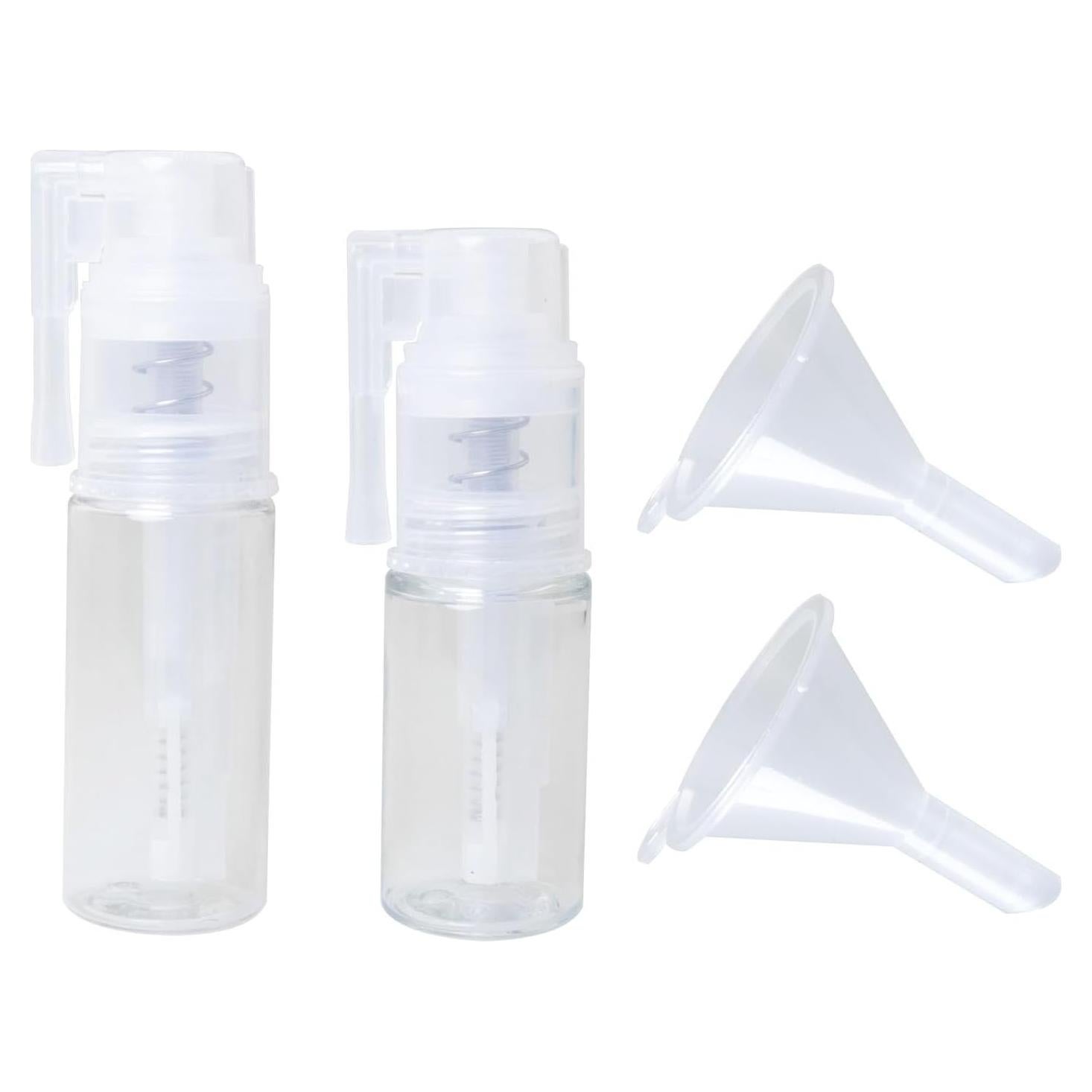 Set 2 Pulverizadores Brillantes 14ml y 18ml con Embudo