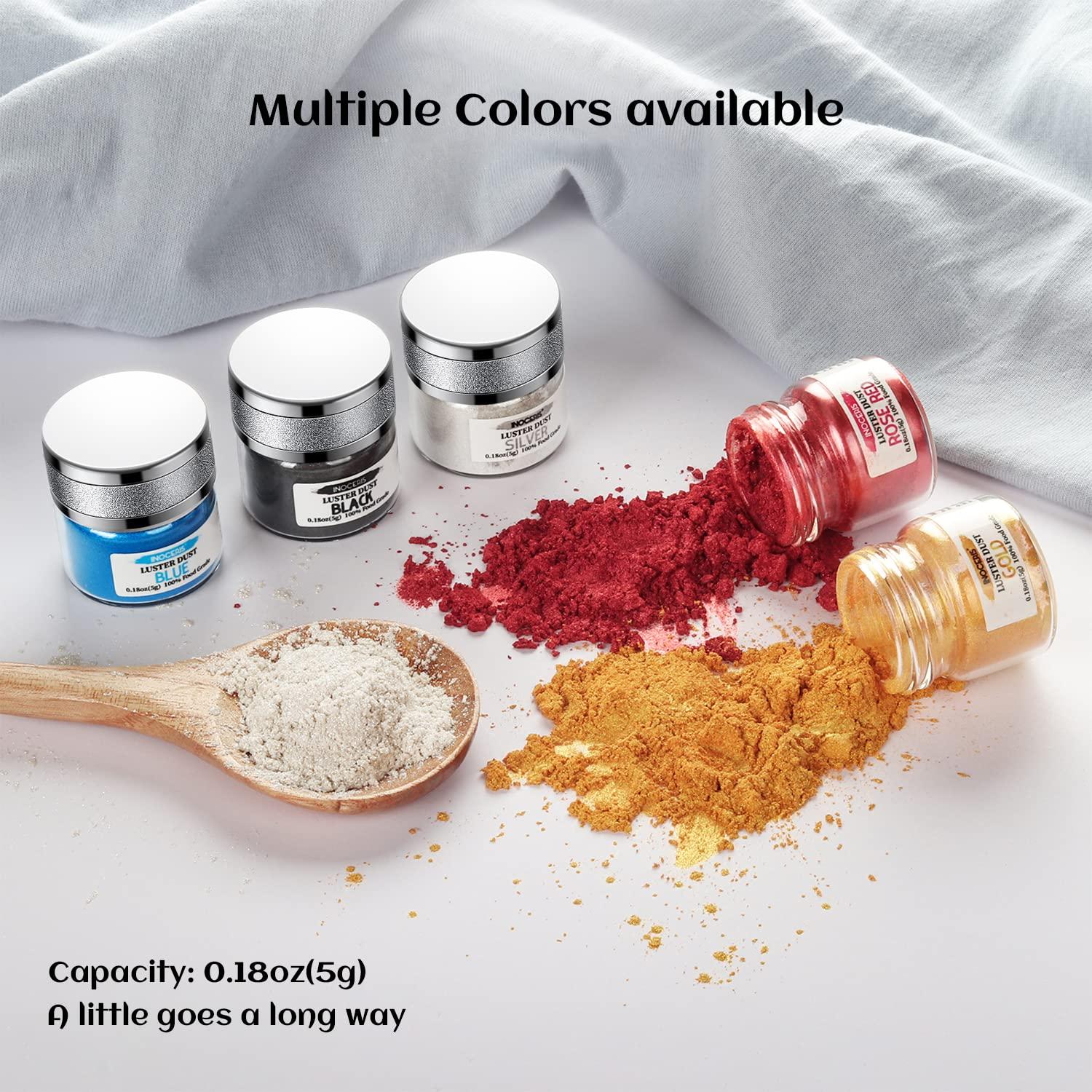 Polvo Brillante Comestible INOCERIS 5g Color Dorado