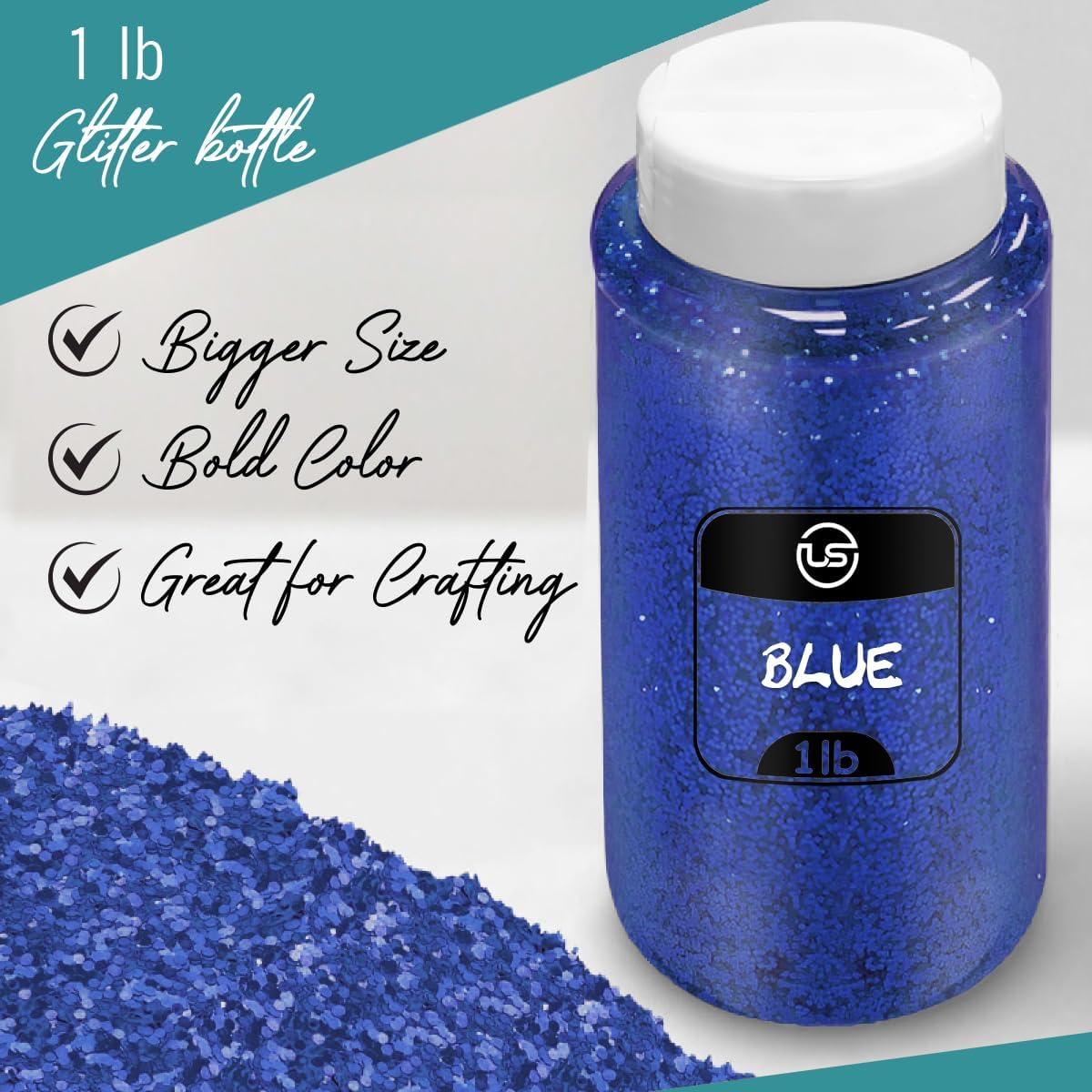 Juego de Brillantina Fina Ultimate Stationery 3 Colores 0.45 kg