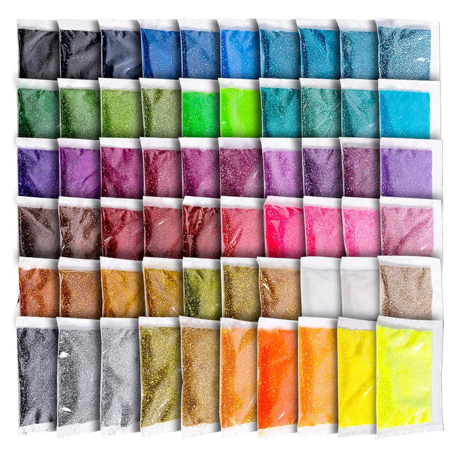 Brillantina Fina YGDZ 300g - 60 Colores para Manualidades