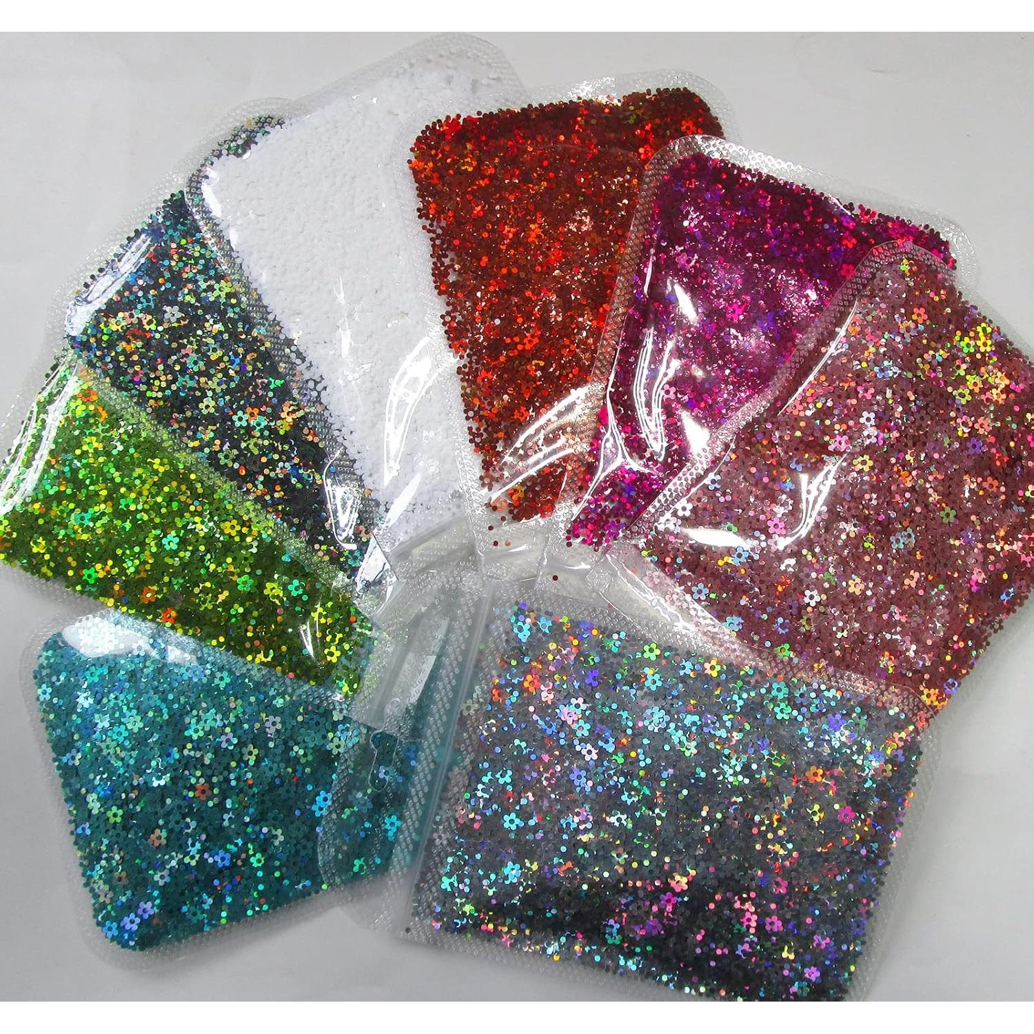 Copos de Purpurina Gruesa Holográfica LoveOurHome 80g