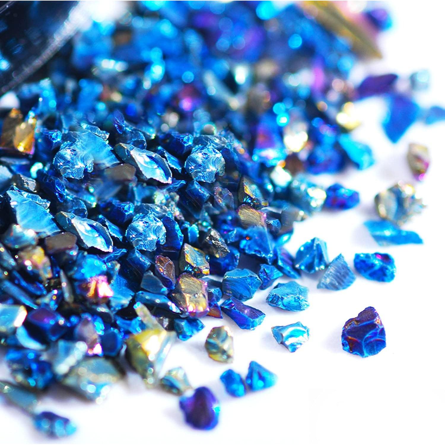 Caja de Vidrio Triturado Brillante DIYCICO 12 Colores 110g