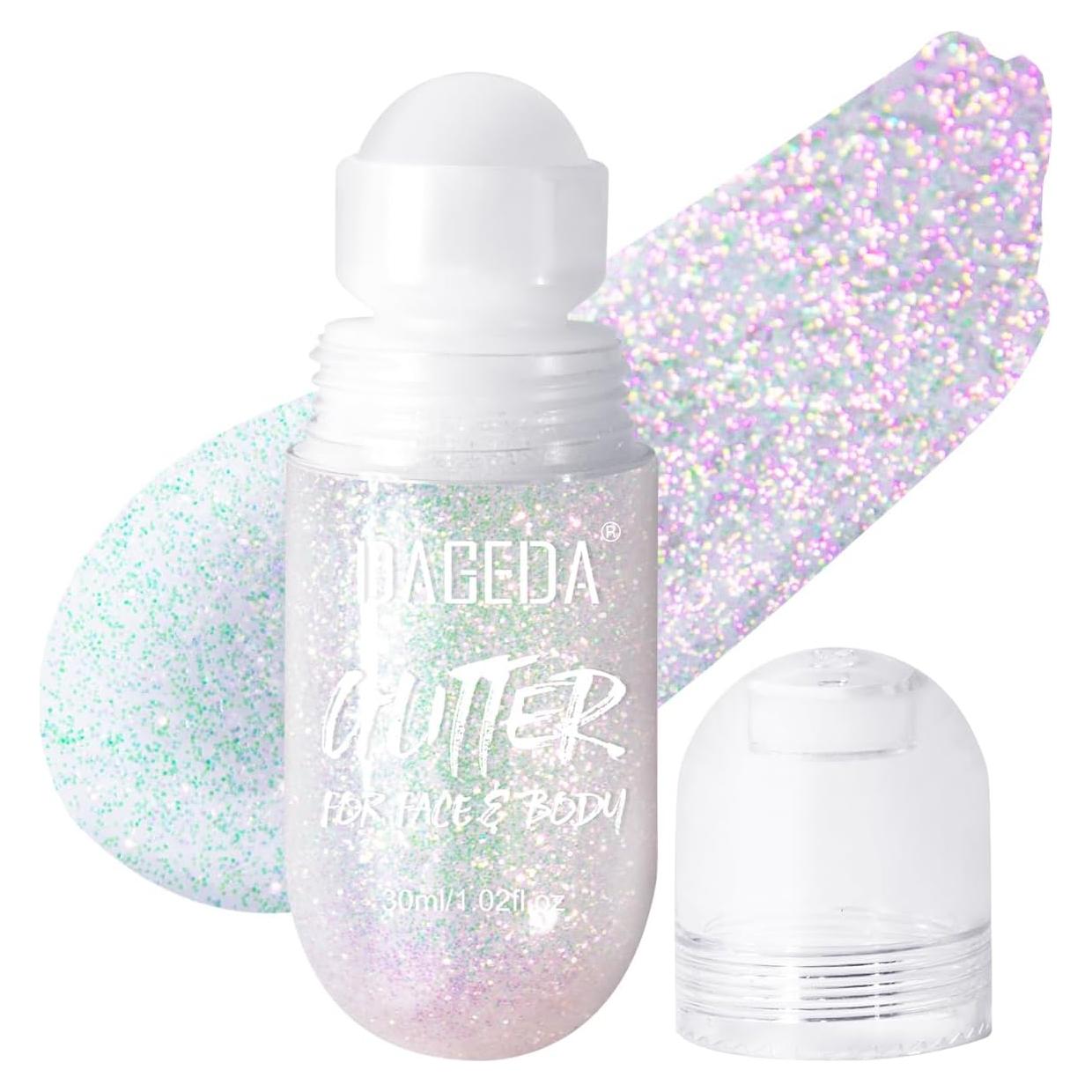 Gel Brillante para el Cuerpo DAGEDA Rosa Holográfico 3.97g