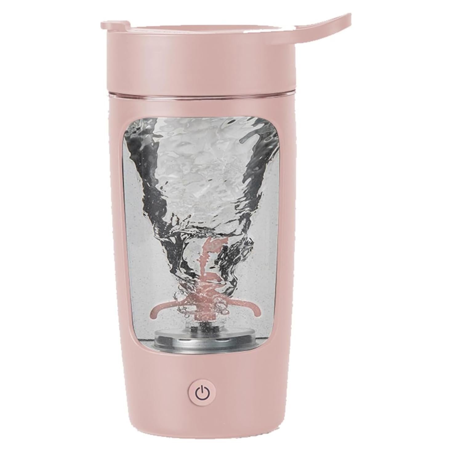 Botella Mezcladora Eléctrica DaaSiGwaa 650ml Rosa Tritan