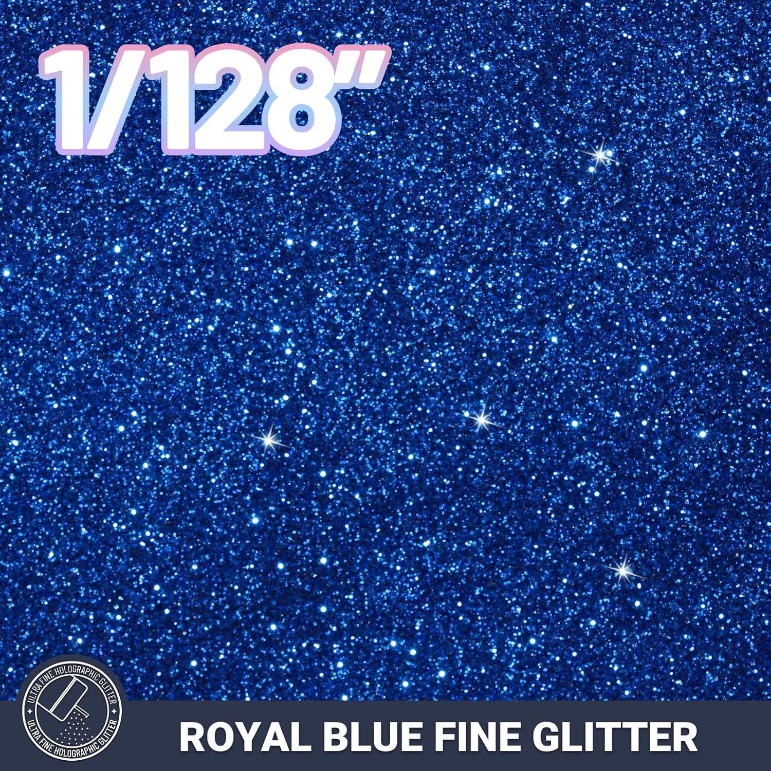 Brillo Fino Azul Real LEOBRO 150g para Manualidades y Belleza