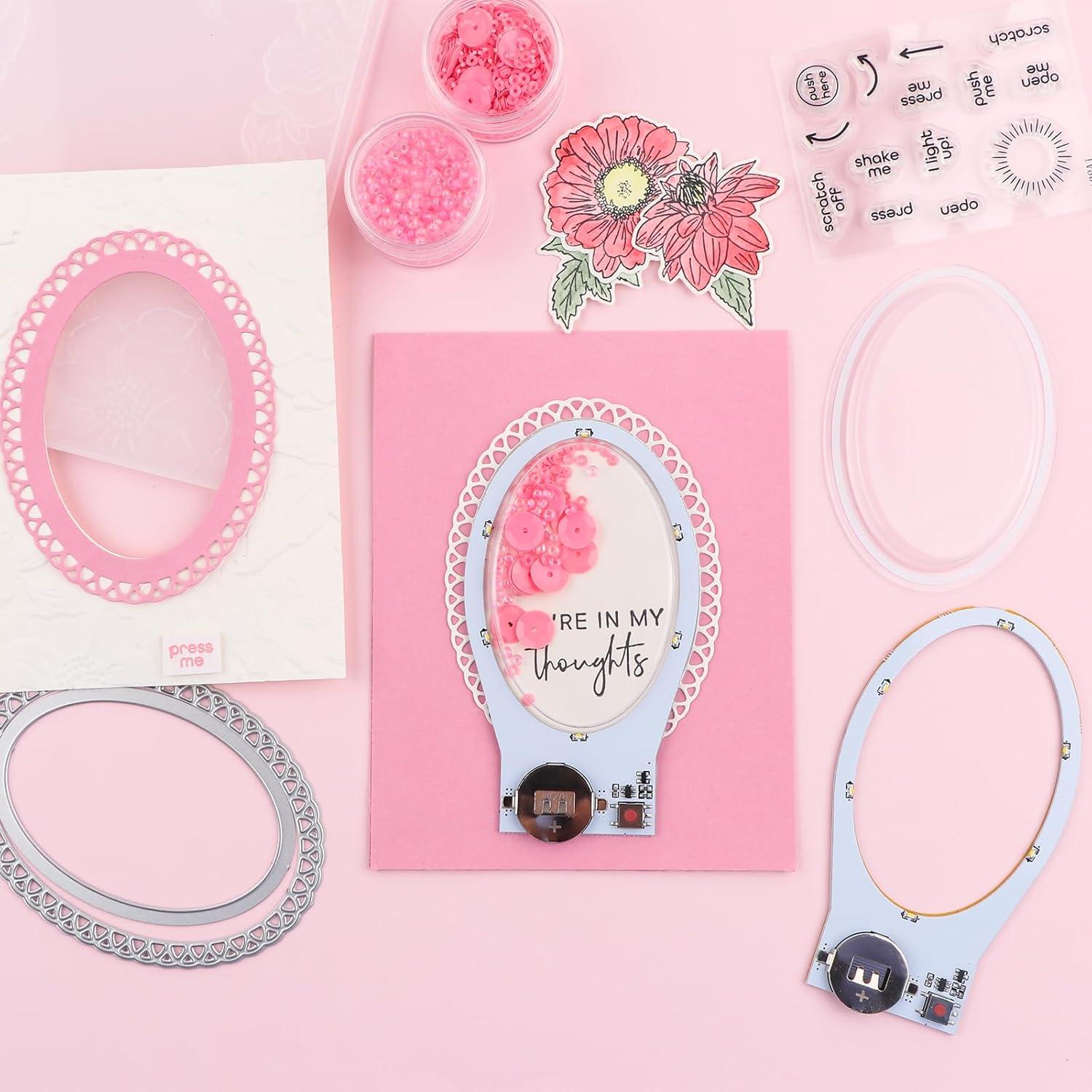 Cubiertas Shaker Transparentes 3D Briartw 20 Pcs 8.89 cm