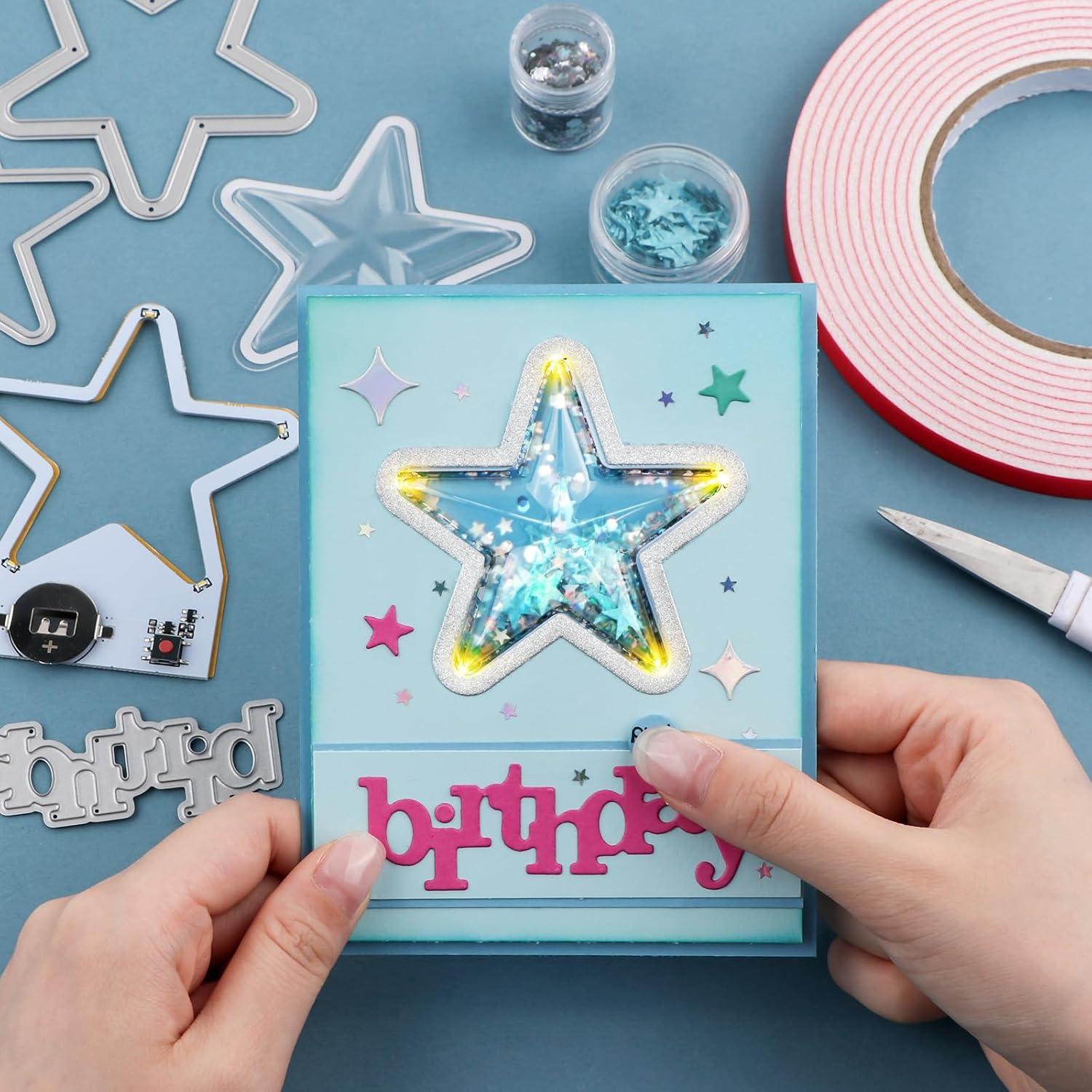 Cubiertas de Shaker 3D Briartw 20 Pcs Plástico Transparente