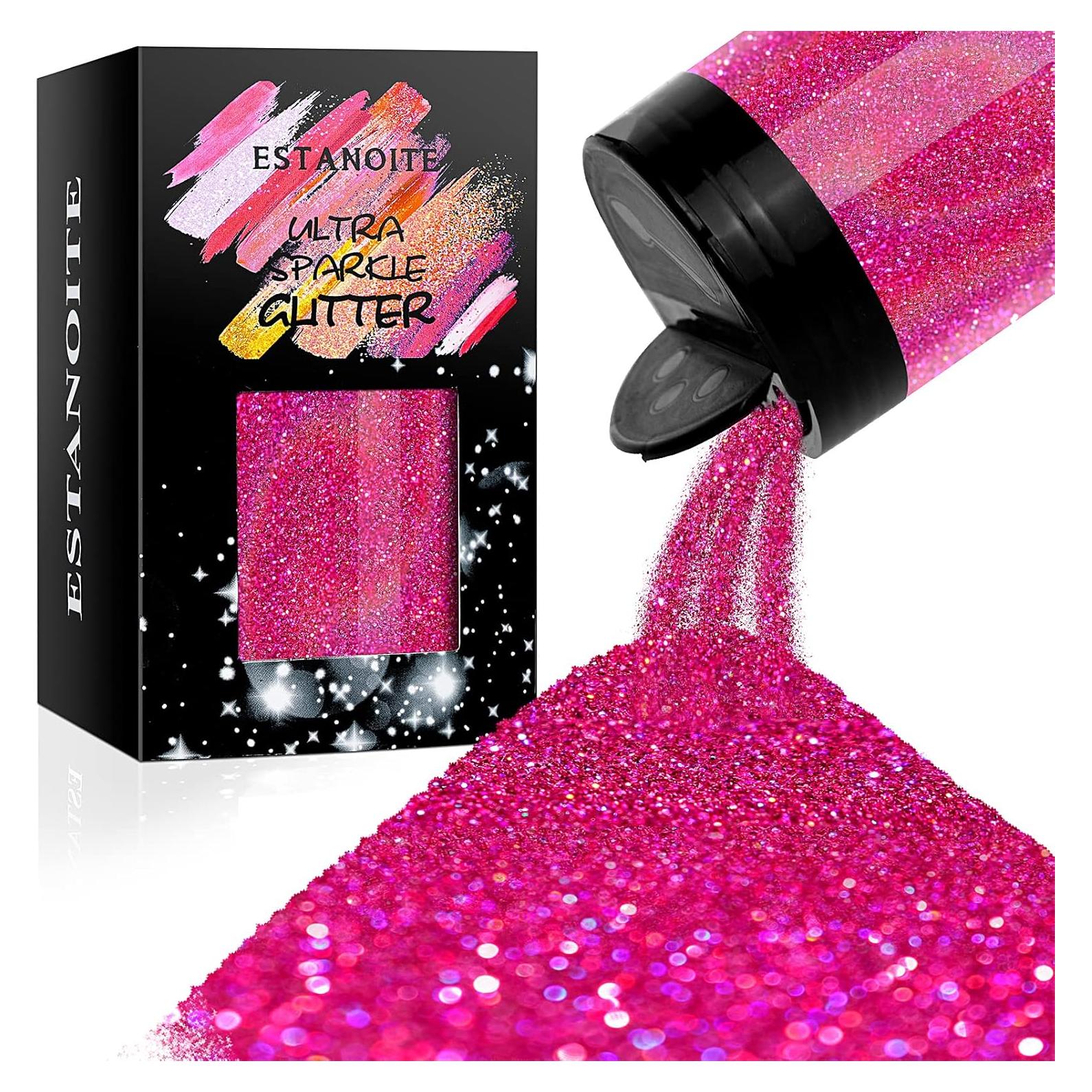 Glitter Holográfico Estanoite 210g Magenta para Manualidades