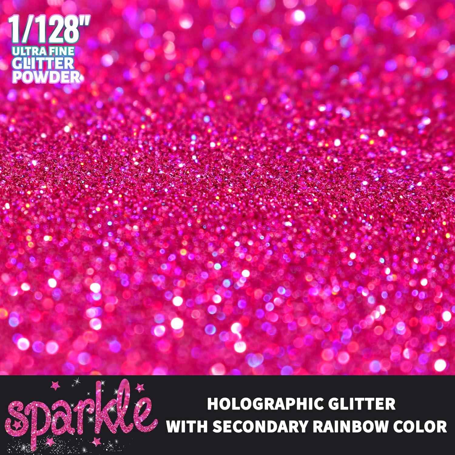 Glitter Holográfico Estanoite 210g Magenta para Manualidades