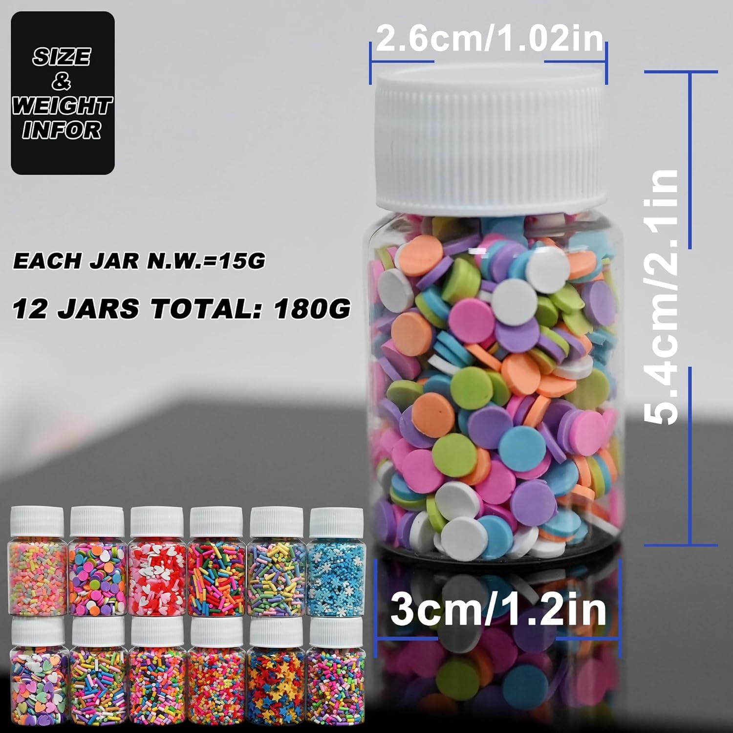 Chispas Falsas de Arcilla Polimérica LIKETURE 180g Multicolor