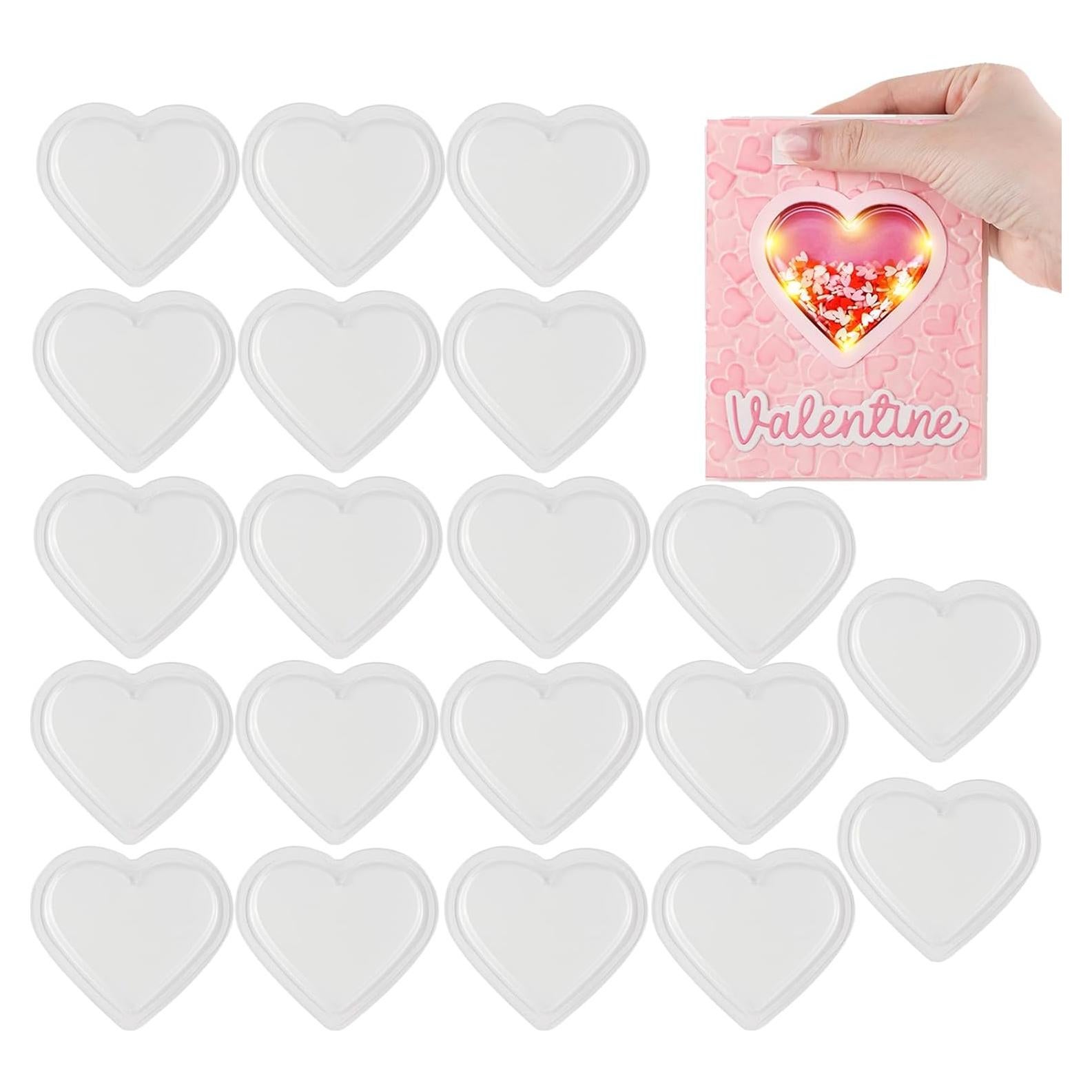 Cubiertas Shaker 3D Briartw 20 Pcs Plástico Transparente