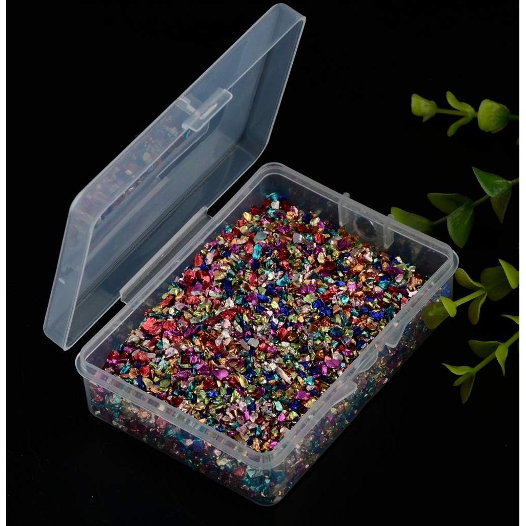 Chips de Vidrio Triturado Cmidy Multicolor 100g 2-4mm Manualidades