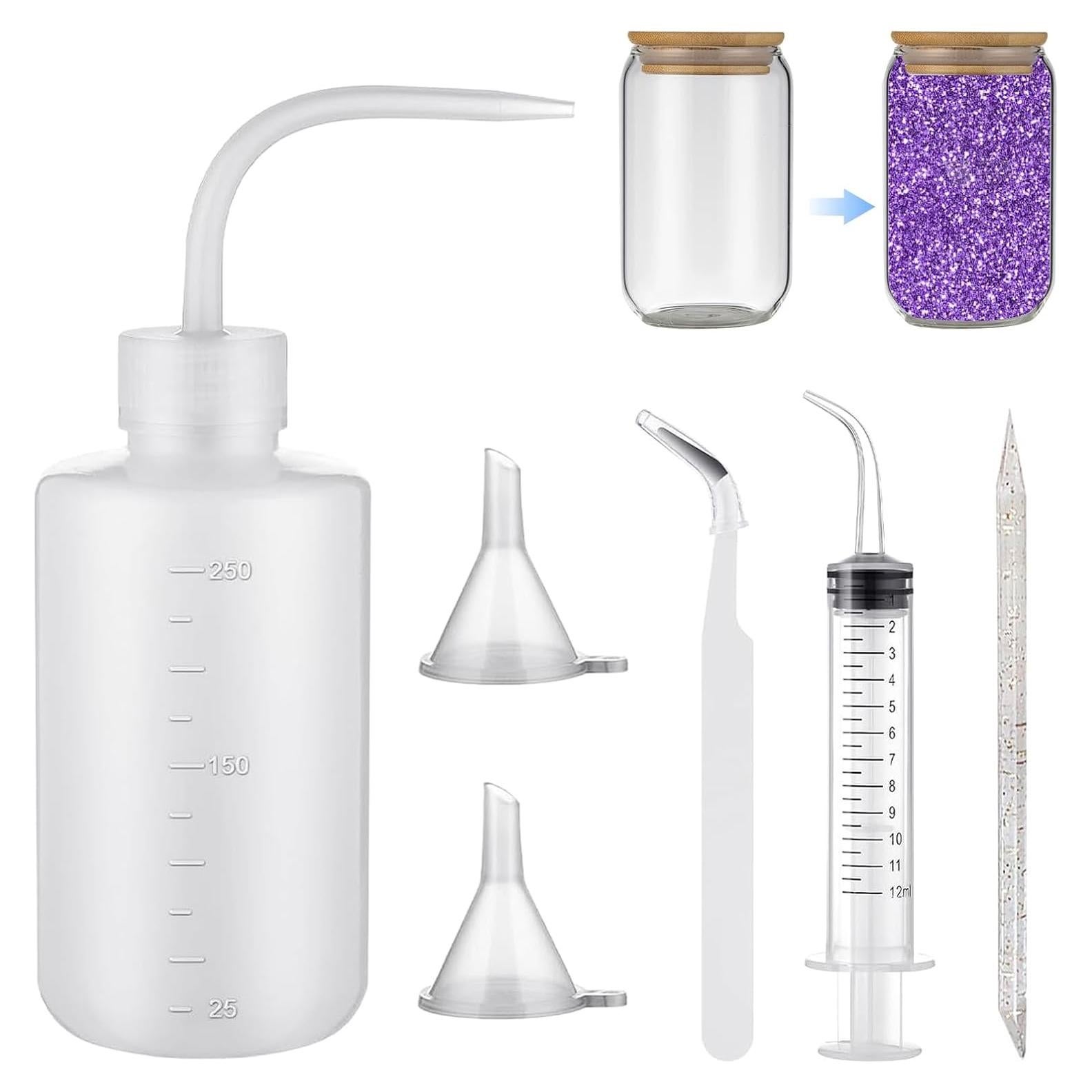 Kit de Suministros para Tazas de Globo de Nieve 12 Piezas CIYOJA