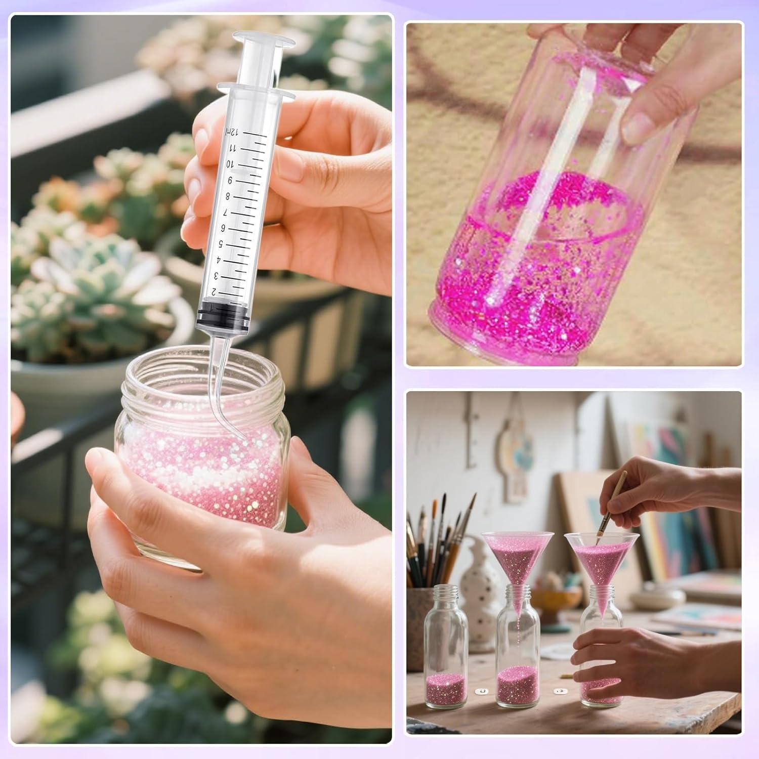 Kit de Suministros para Tazas de Globo de Nieve 12 Piezas CIYOJA