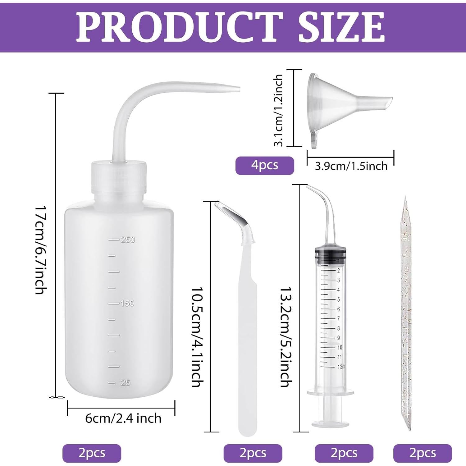 Kit de Suministros para Tazas de Globo de Nieve 12 Piezas CIYOJA