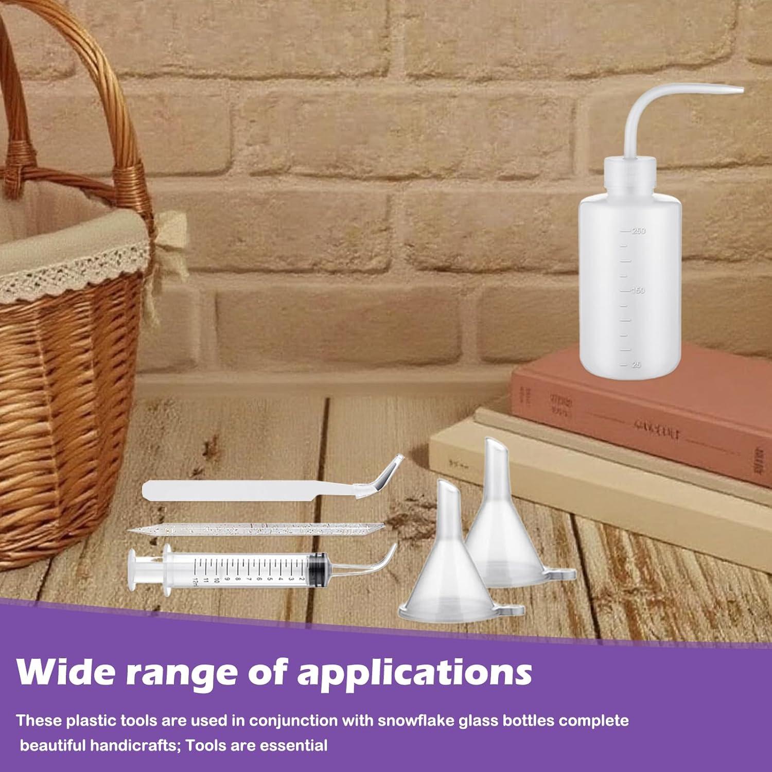 Kit de Suministros para Tazas de Globo de Nieve 12 Piezas CIYOJA