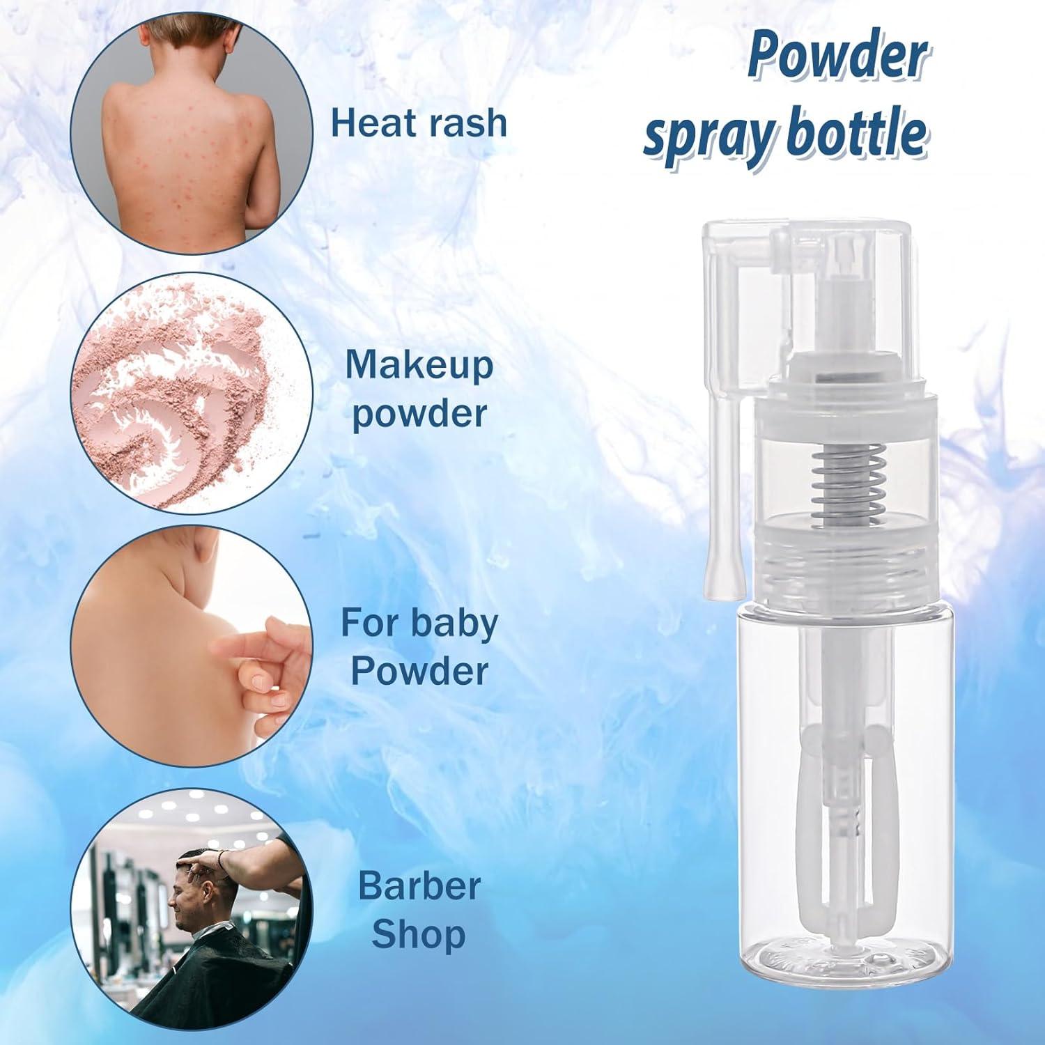 Botellas de Spray de Polvo Vin Beauty 35ml + 14ml Reutilizables