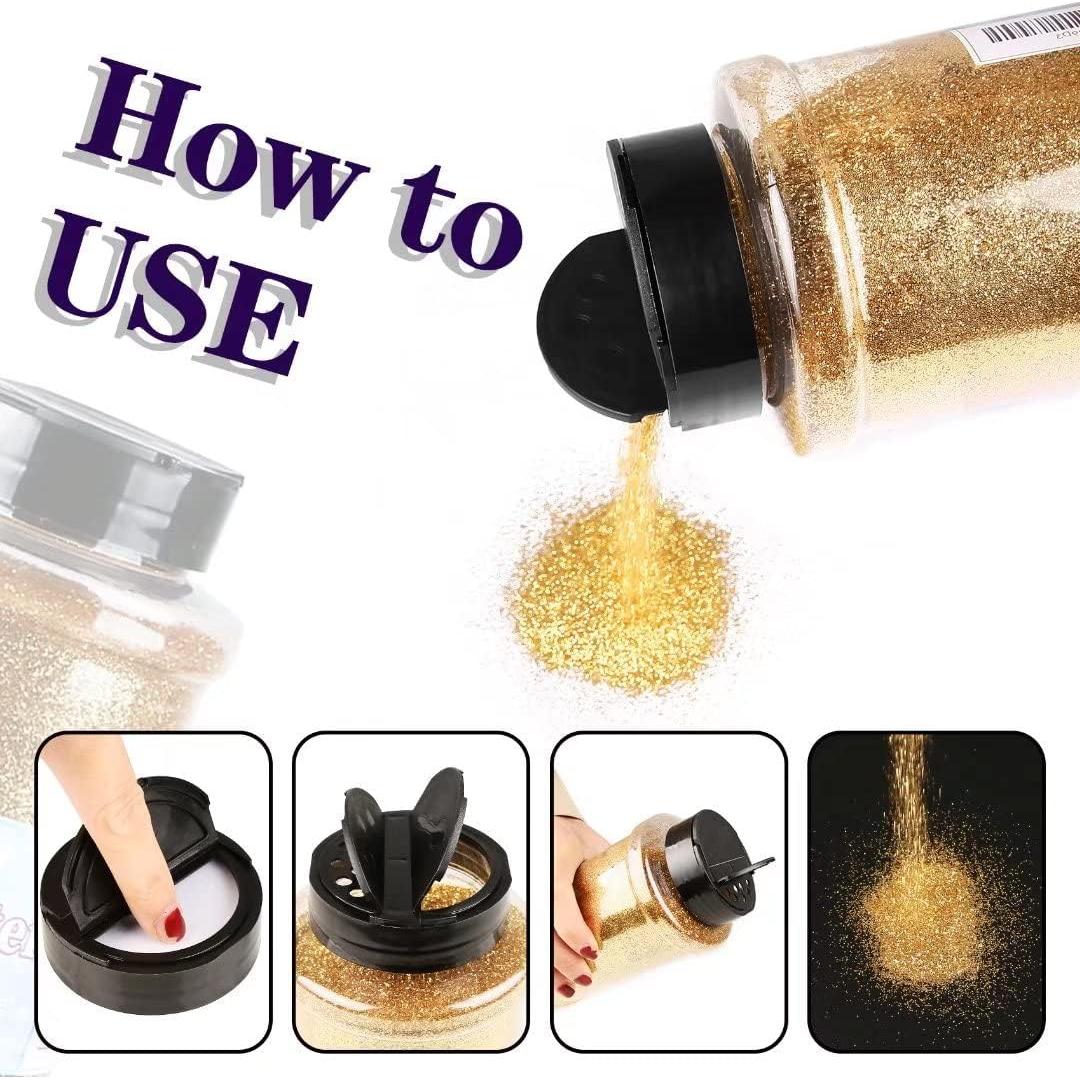 Polvo de Brillo Fino TORC Blanco 0.45 kg para Manualidades