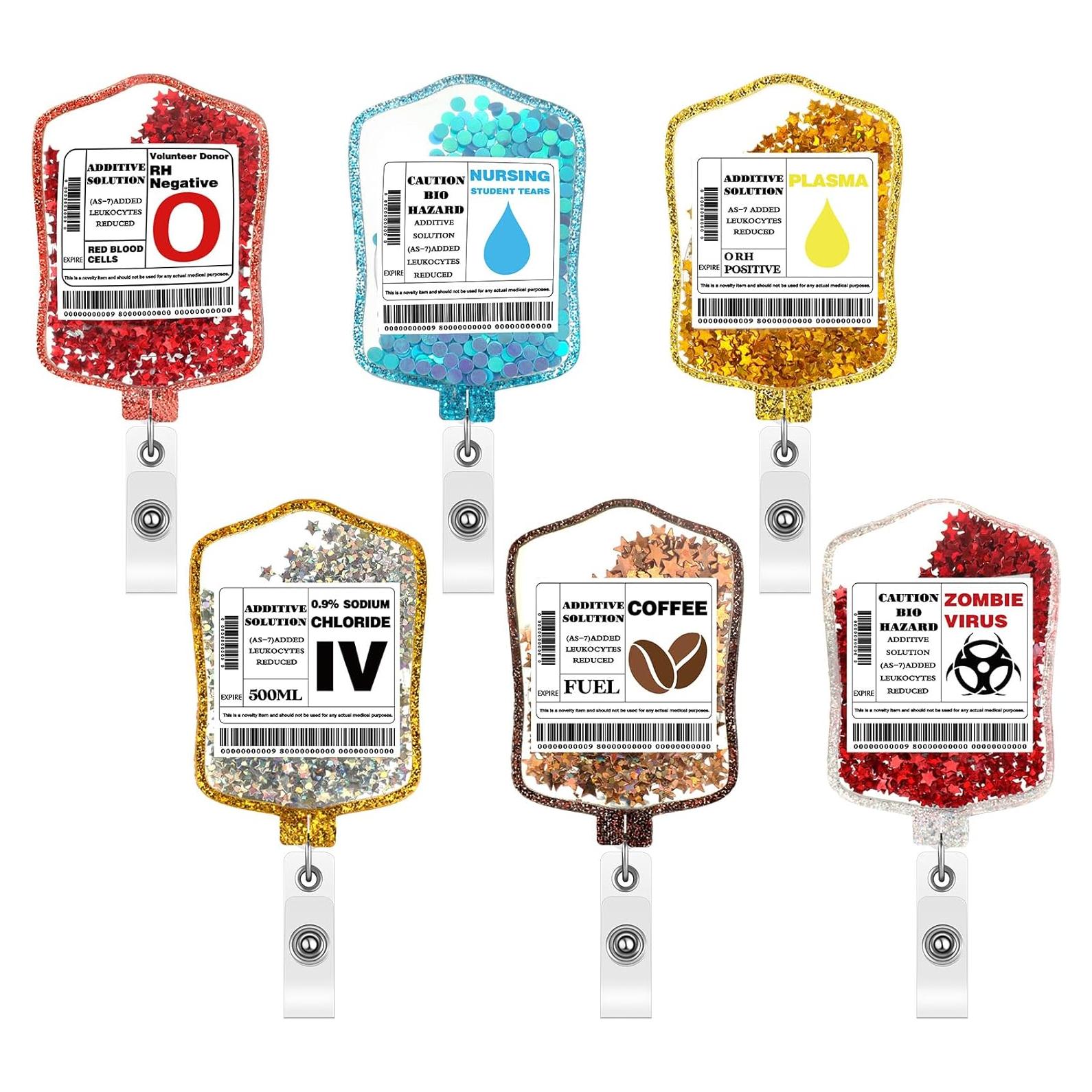 Porta Etiquetas de Identificación Quelay 6 Pcs Brillo Retráctil