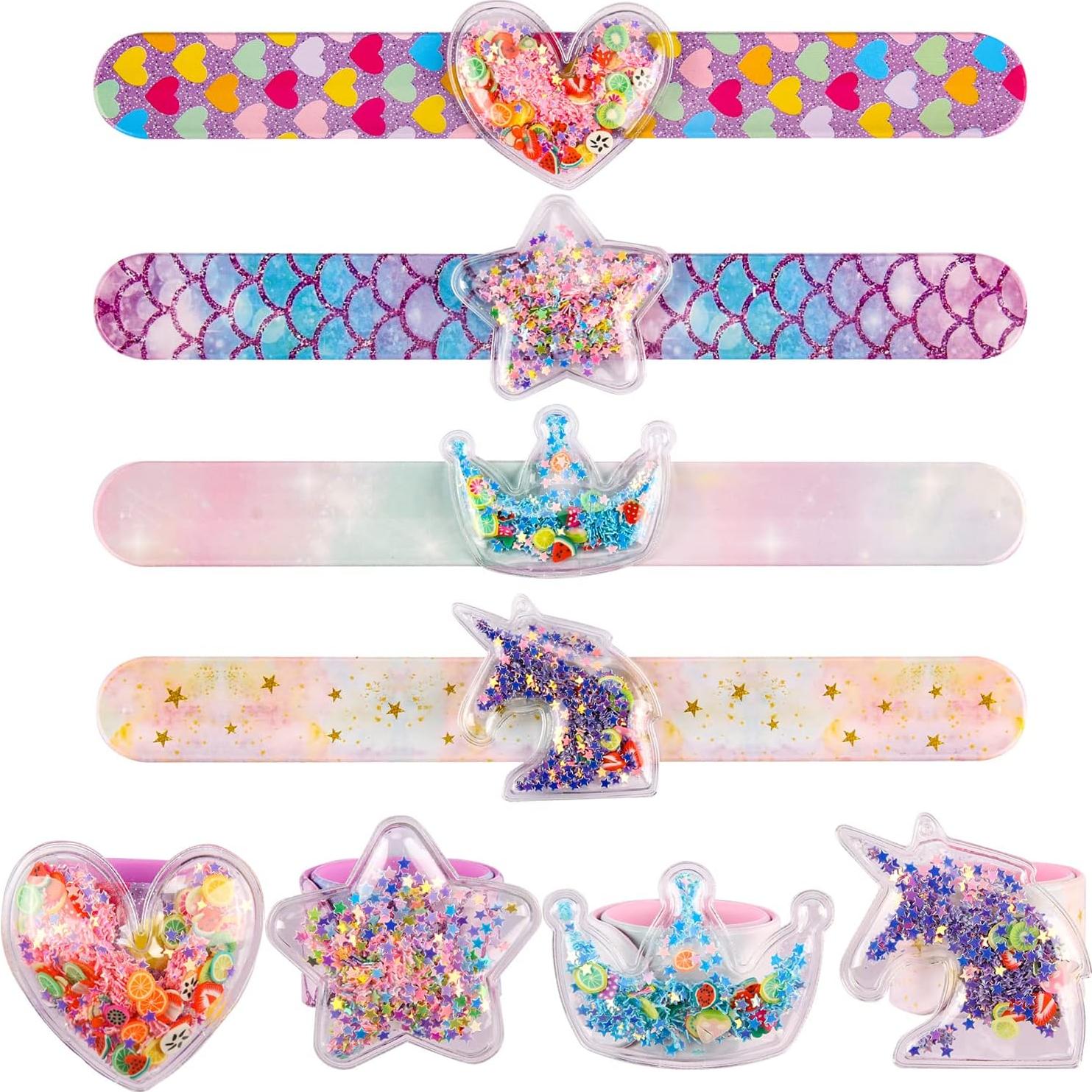 Pulseras de Golpe Little World - Unicornio Brillante 8pcs