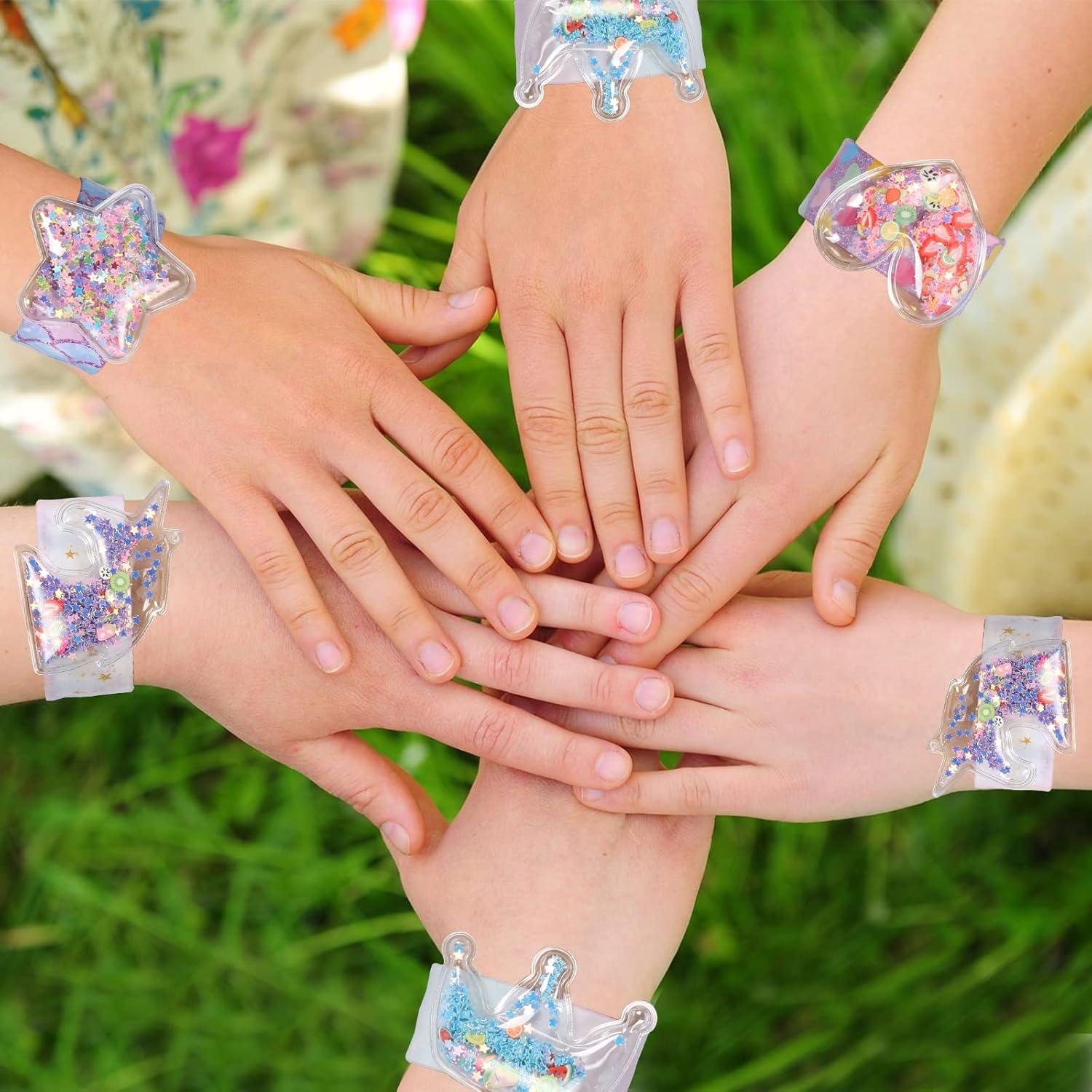 Pulseras de Golpe Little World - Unicornio Brillante 8pcs