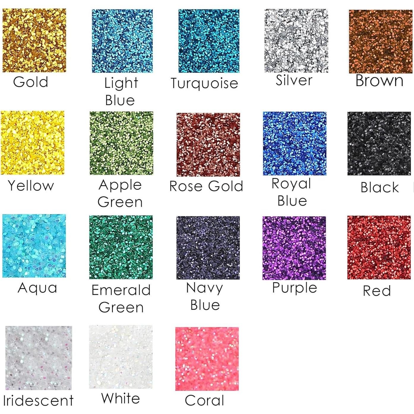 Brillos Finos Craft And Party - 18 Tarros de 15g para Manualidades