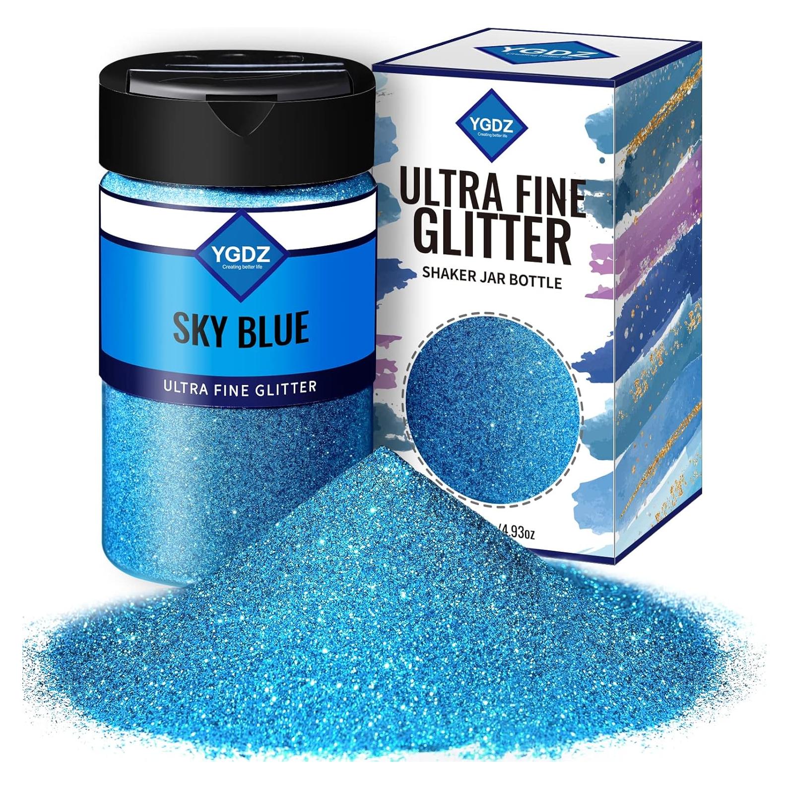 Glitter Azul Fino YGDZ 140g - Brillo para Manualidades y Uñas