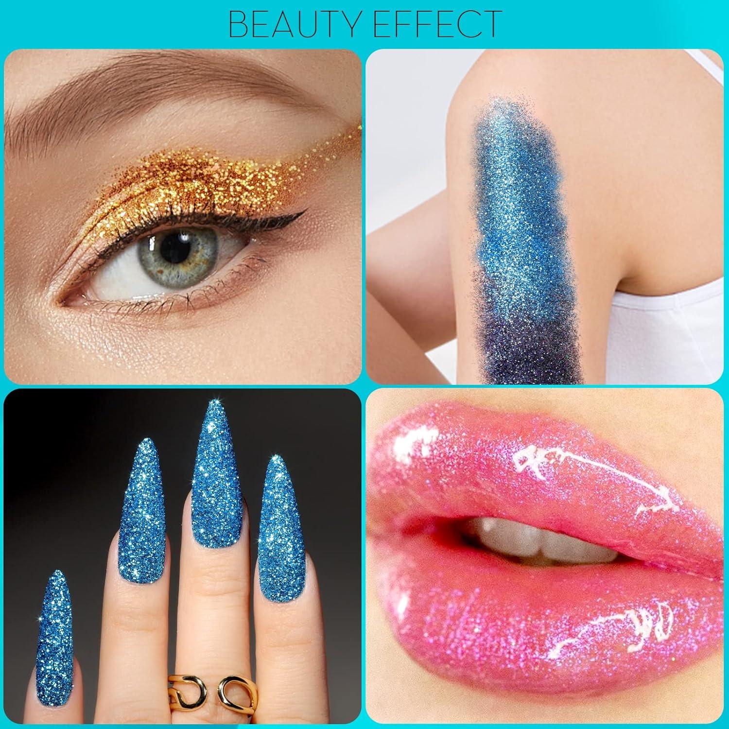 Glitter Azul Fino YGDZ 140g - Brillo para Manualidades y Uñas