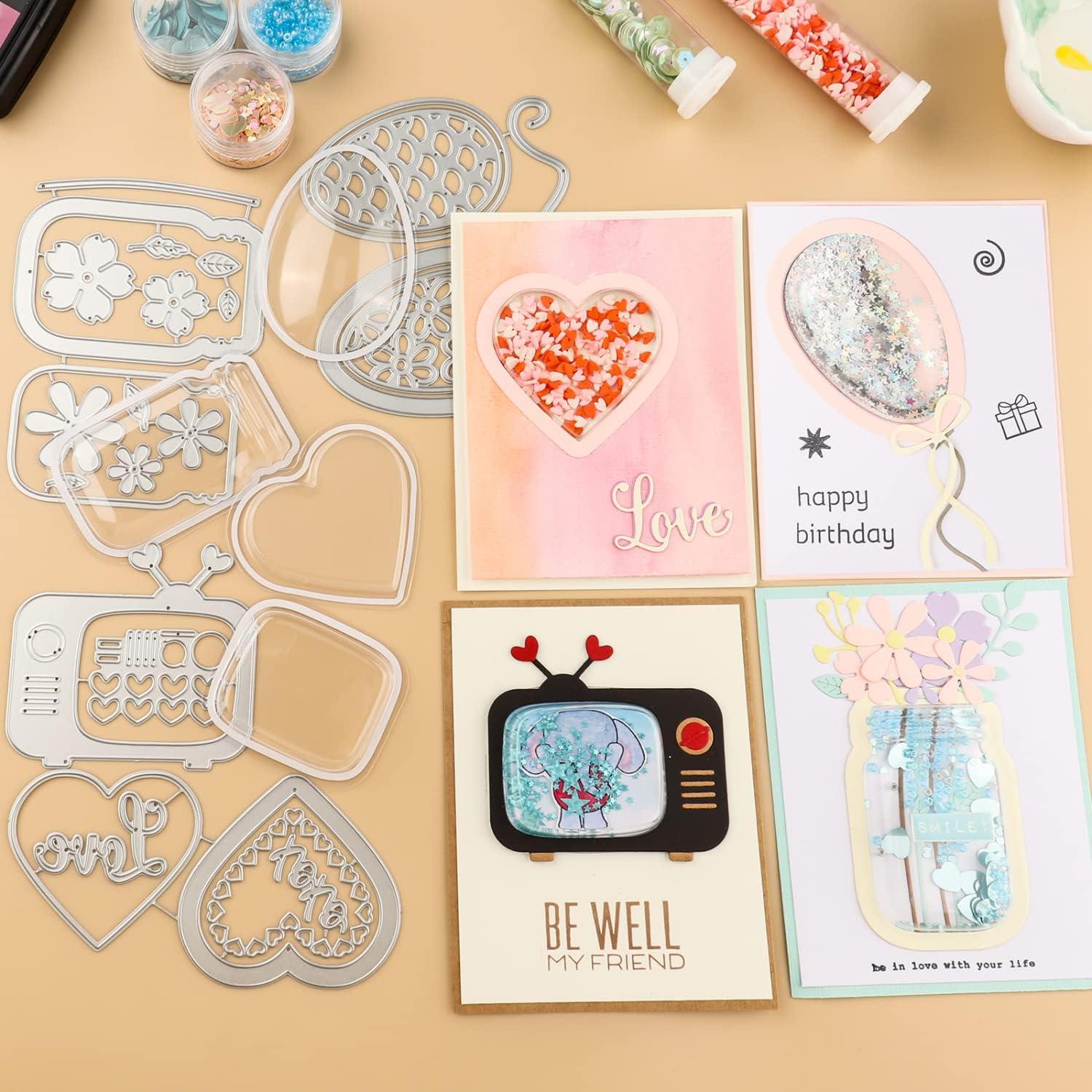 20 Piezas Cubiertas Shaker Corazón BAOFALI 6.35x5.72 cm