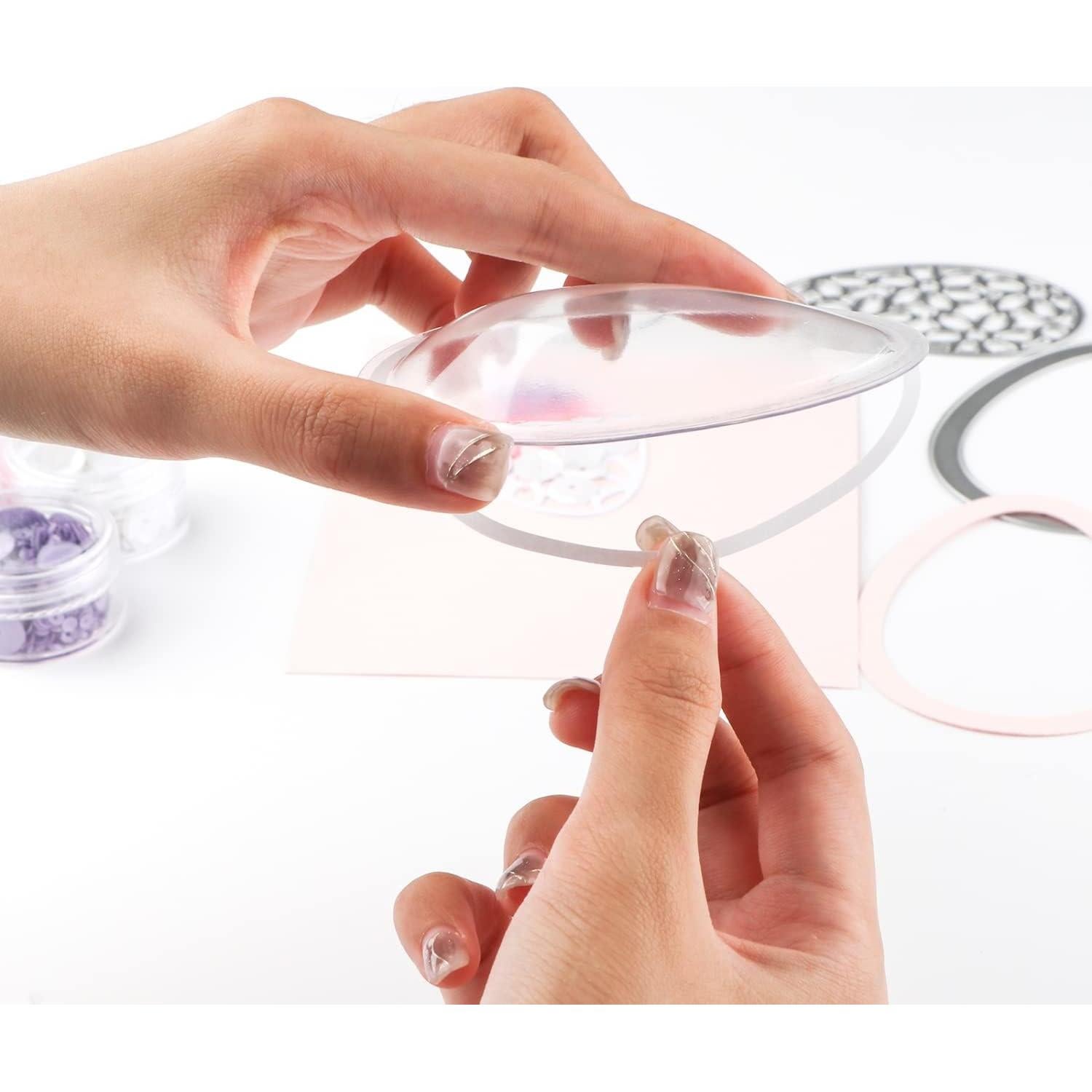 20 Piezas Cubiertas Shaker Corazón BAOFALI 6.35x5.72 cm