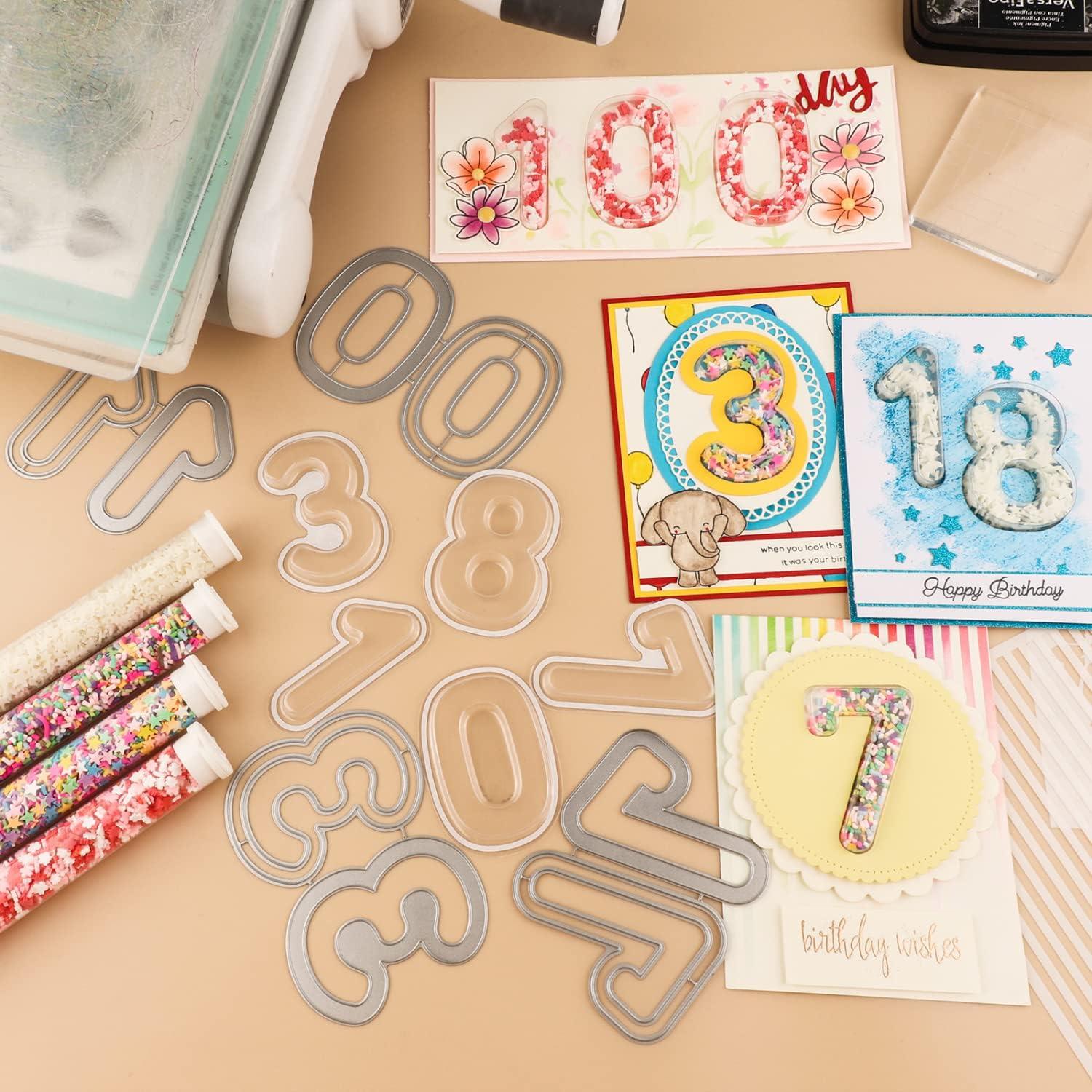 BAOFALI 13 Piezas Juego de Troqueles y Cubiertas Shaker 3D