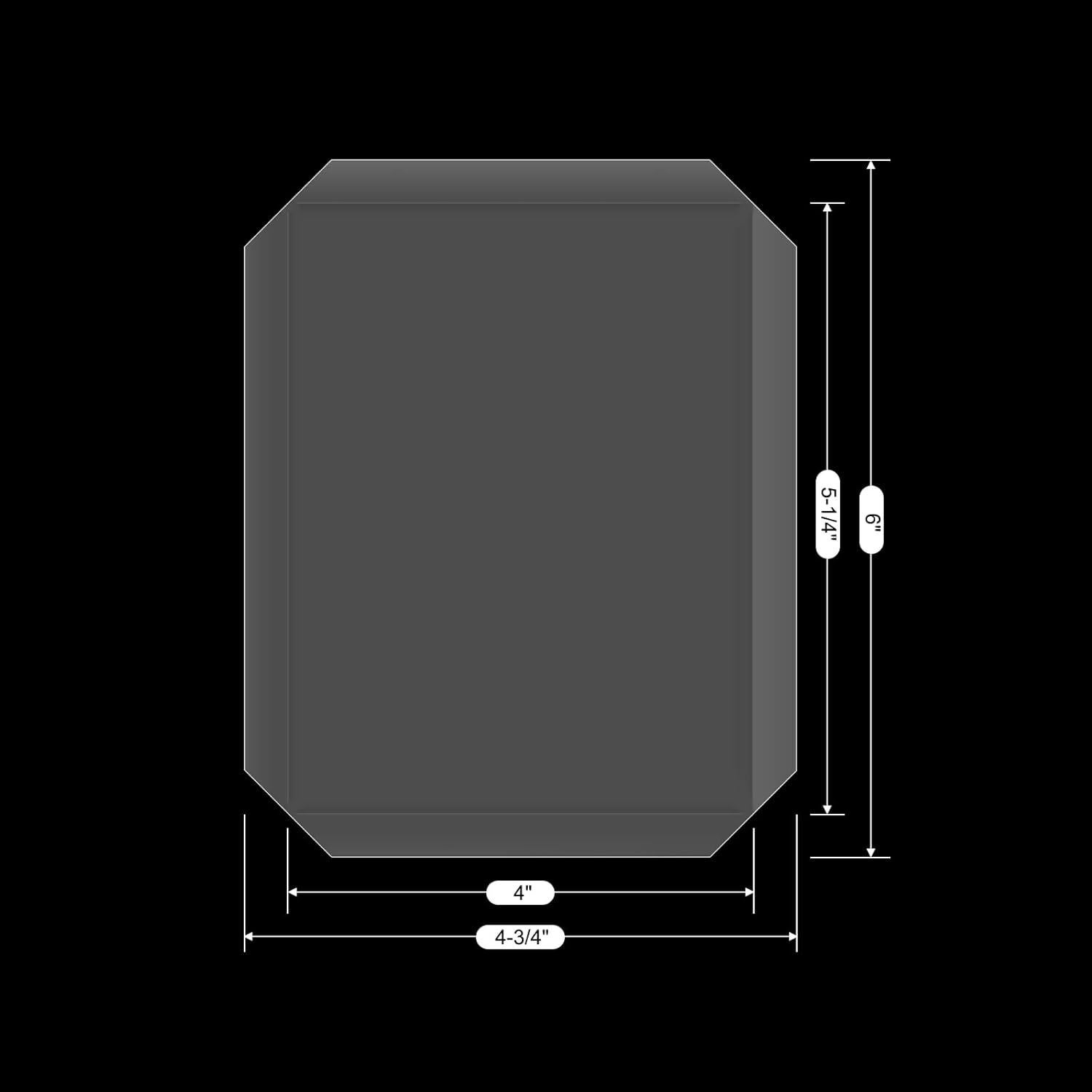 Paquete de 10 Cubiertas Planas para Shaker CYFUN 10.16x13.34cm