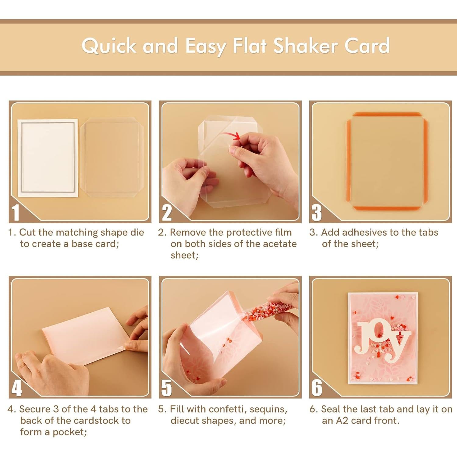 Paquete de 10 Cubiertas Planas para Shaker CYFUN 10.16x13.34cm