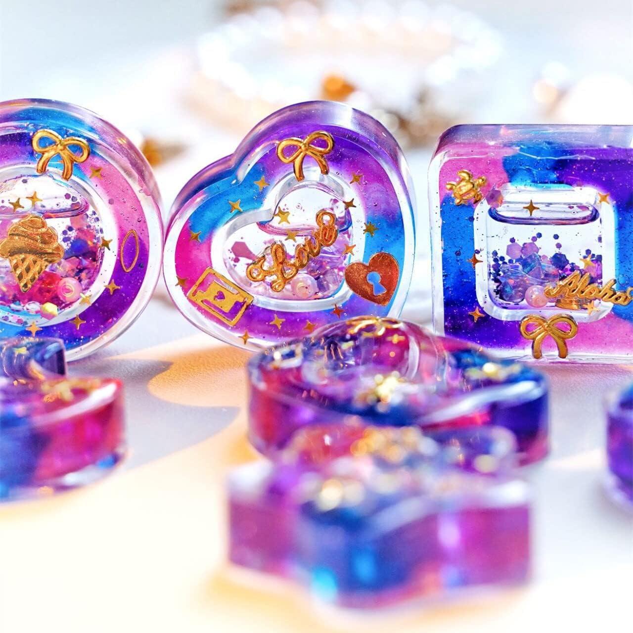 Molde de Silicona para Resina Xidmold 10x1.3x22cm 1pc + 40 Hojas PVC