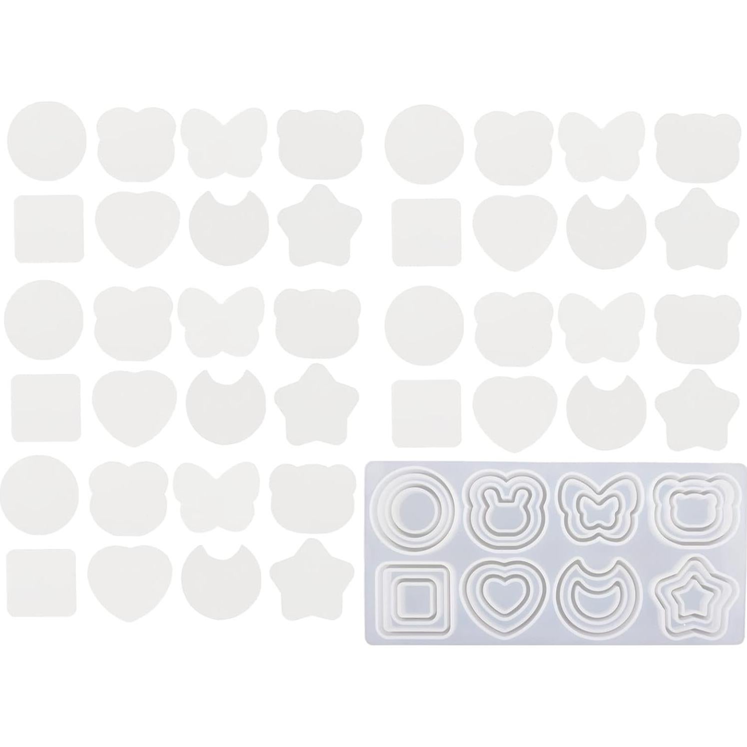 Molde de Silicona para Resina Xidmold 10x1.3x22cm 1pc + 40 Hojas PVC