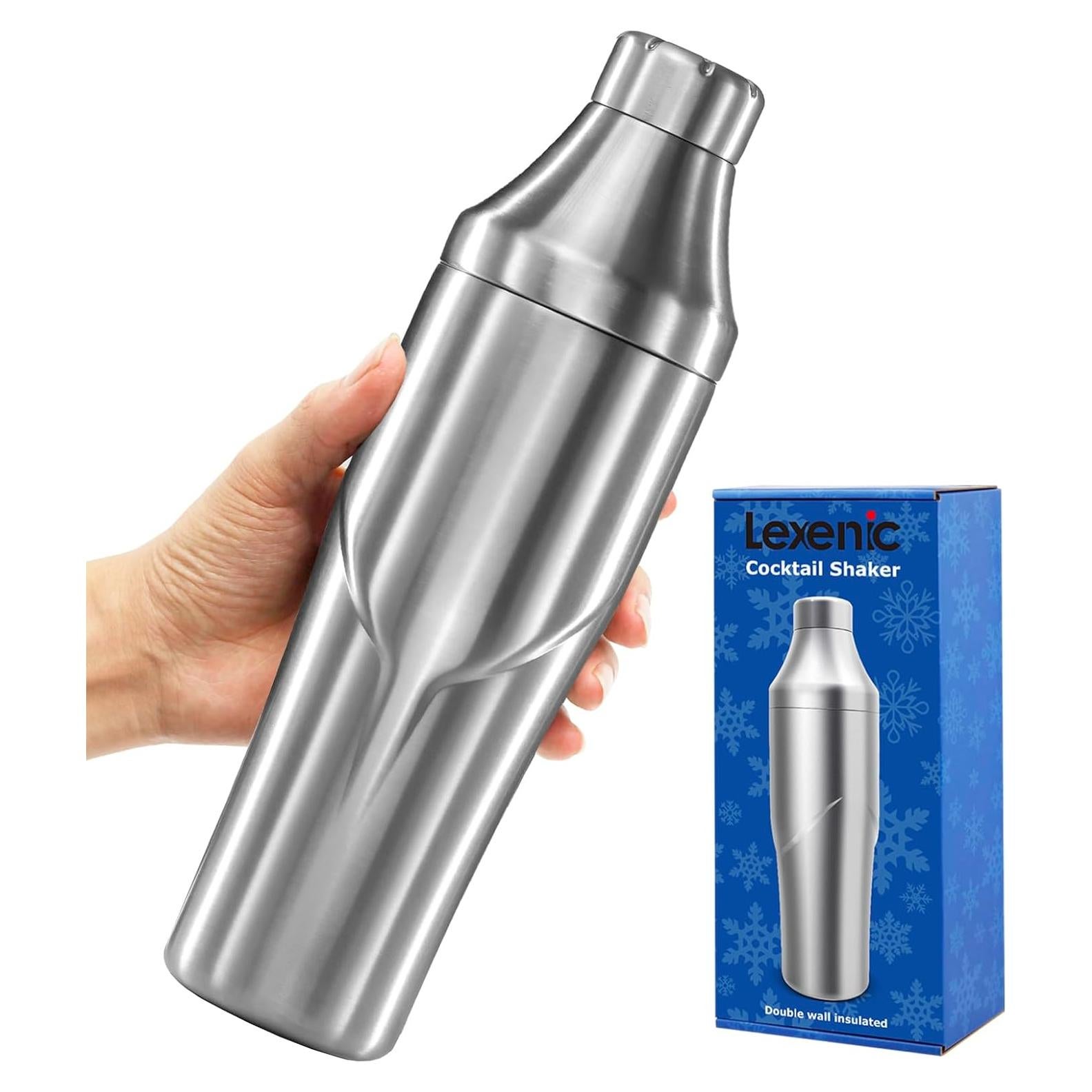 Coctelera Aislada Lexenic 24oz Acero Inoxidable - Sin Fugas