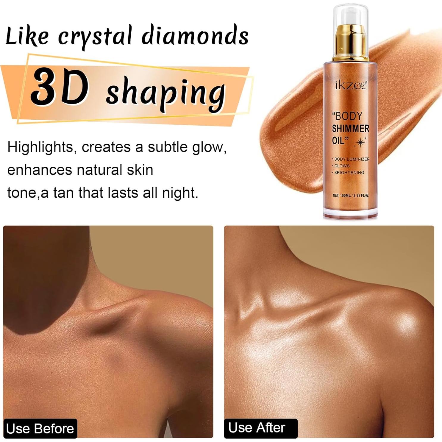 Aceite Brillante Iluminador UCANBE 100ml - Marrón Dorado