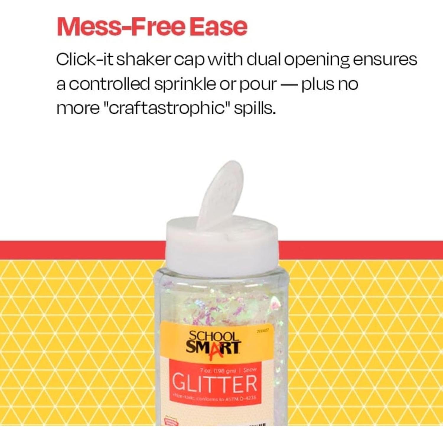 Brillo de Manualidades Nieve Escuela Inteligente 198g No Tóxico