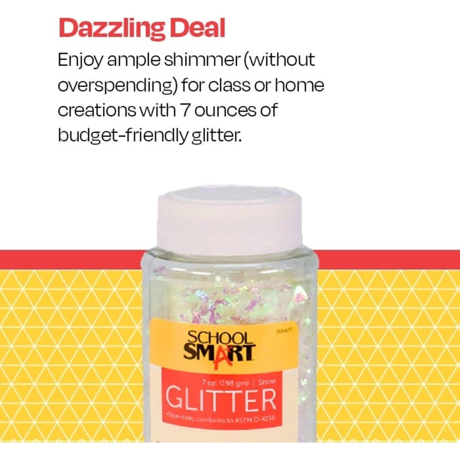 Brillo de Manualidades Nieve Escuela Inteligente 198g No Tóxico