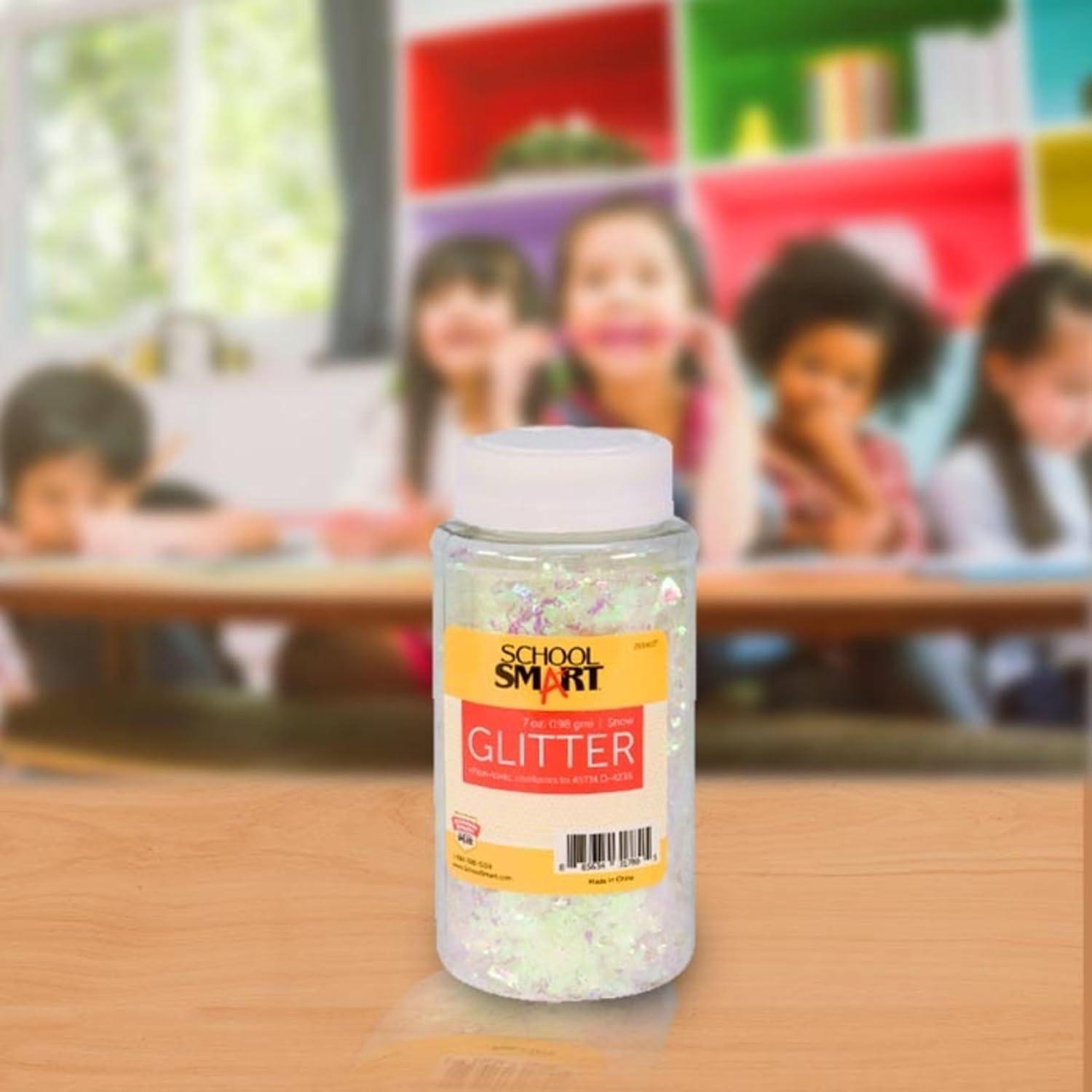 Brillo de Manualidades Nieve Escuela Inteligente 198g No Tóxico