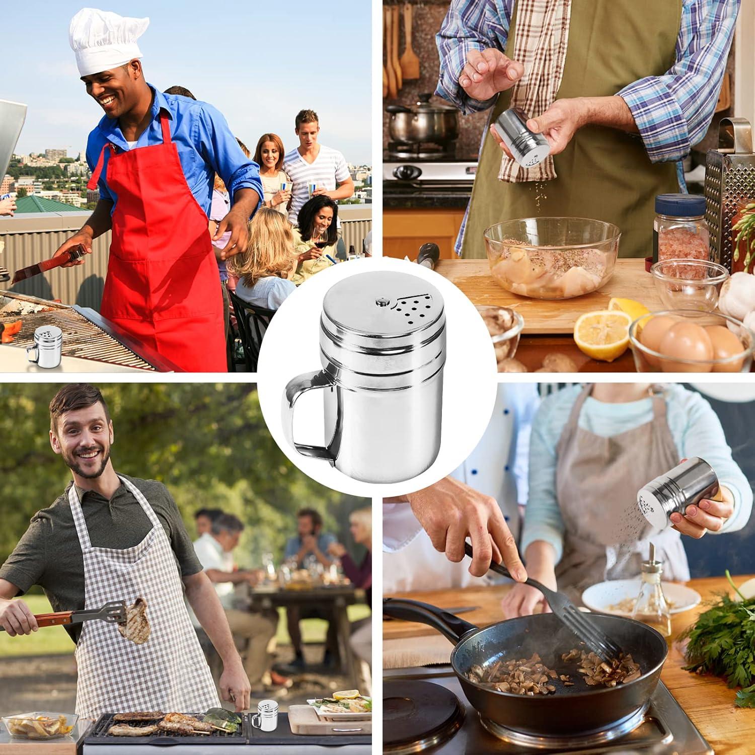 Juego de 3 Tamizadores de Especias Dualshine con Mango de Acero Inoxidable