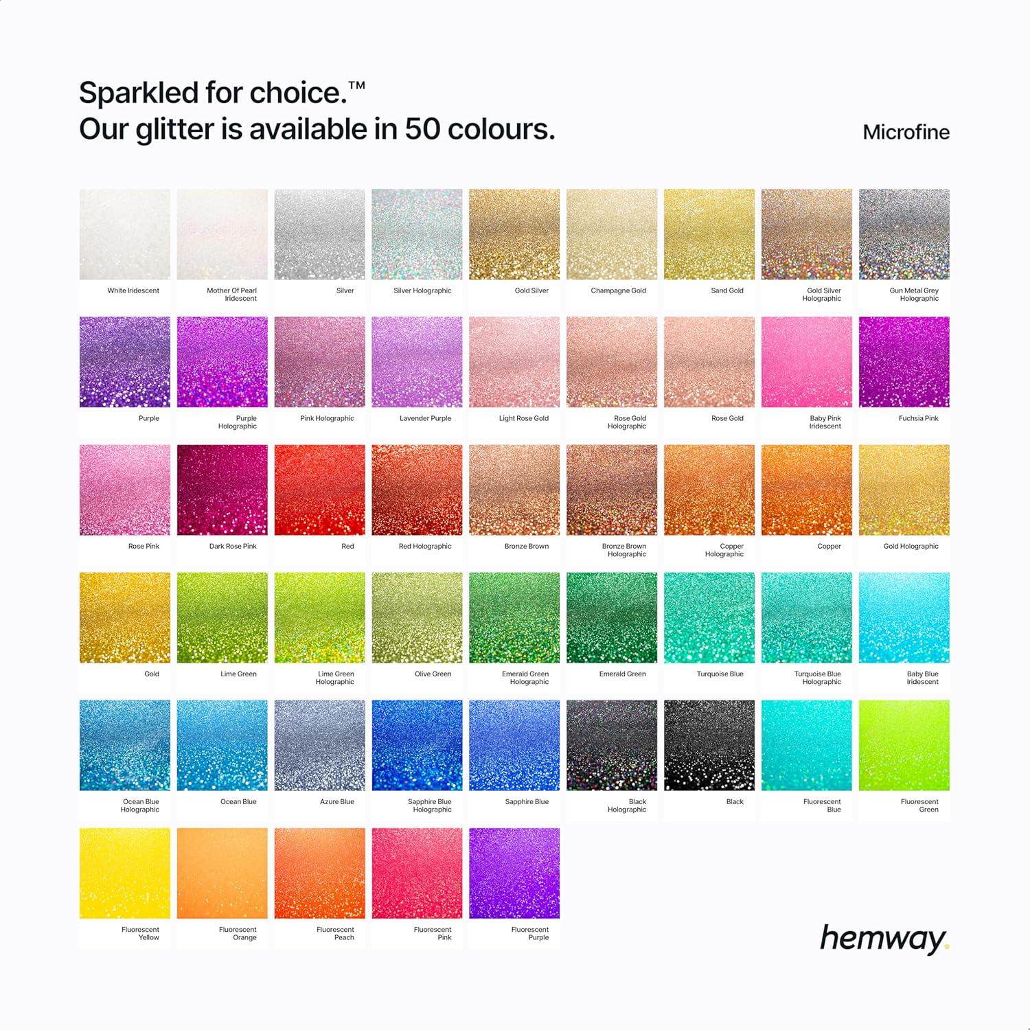 Glitter Ultra Brillante Hemway 100g Amarillo Fluorescente para Manualidades