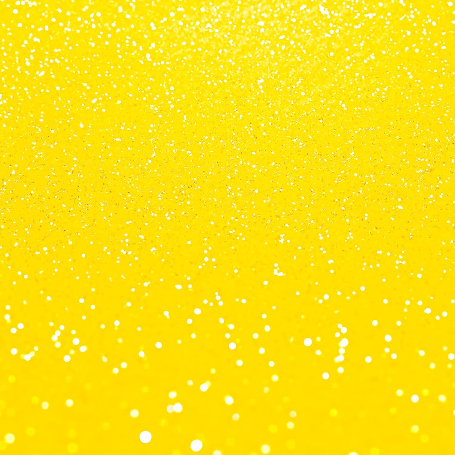 Glitter Ultra Brillante Hemway 100g Amarillo Fluorescente para Manualidades