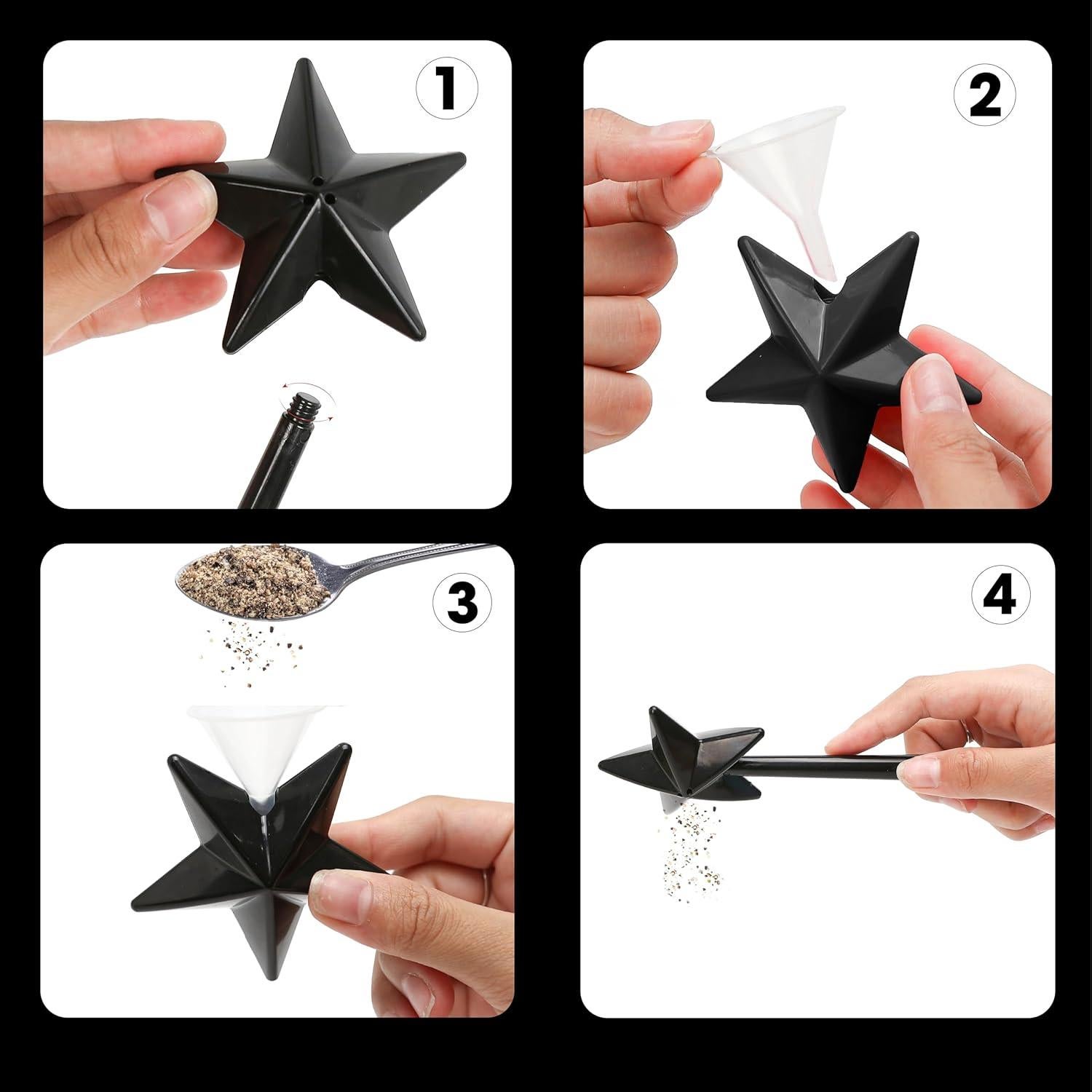 Dispensadores de Sal y Pimienta Marsrut 2PCS Estrella