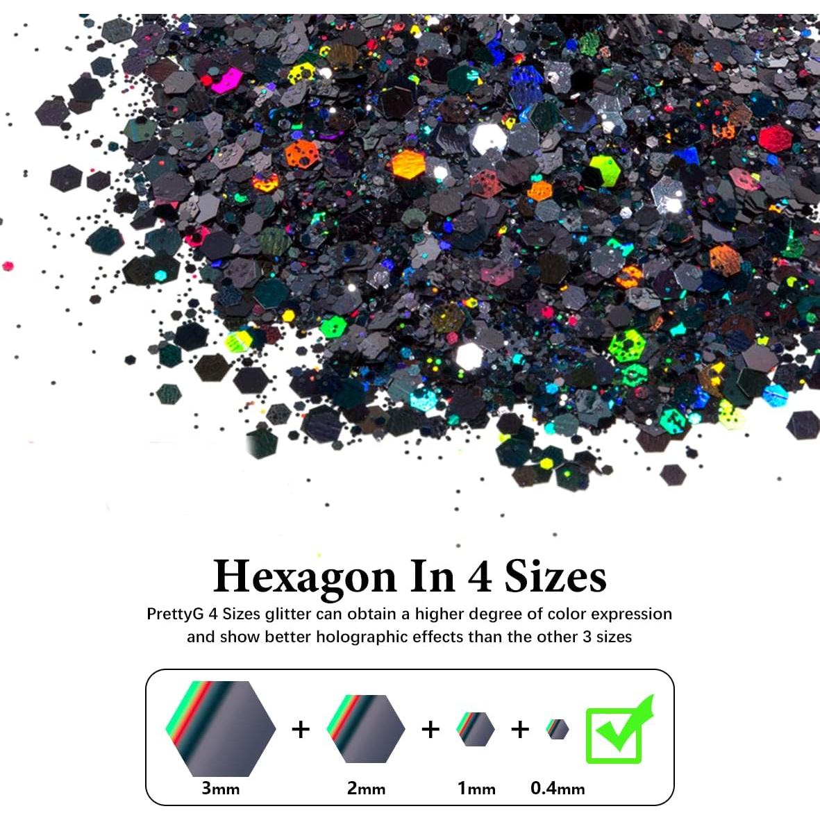 Purpurina en Polvo PrettyG 57g Holográfica para Manualidades