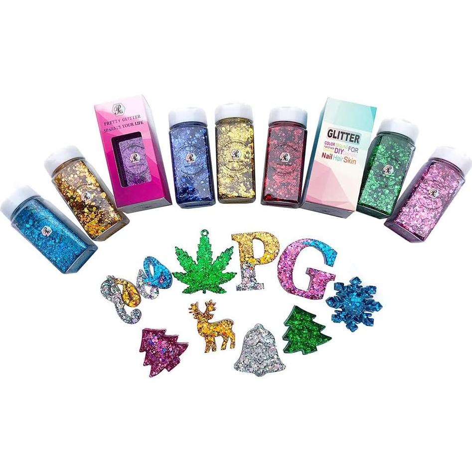 Purpurina en Polvo PrettyG 57g Holográfica para Manualidades