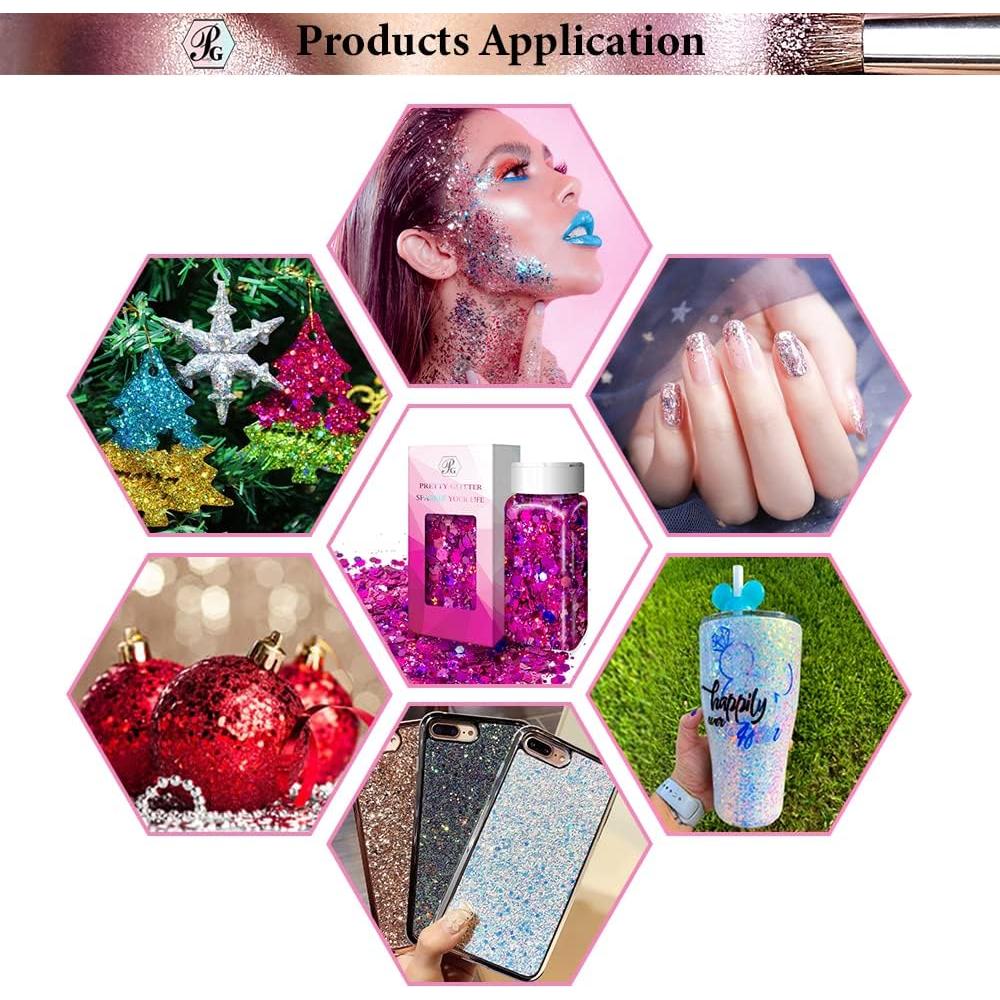 Purpurina en Polvo PrettyG 57g Holográfica para Manualidades