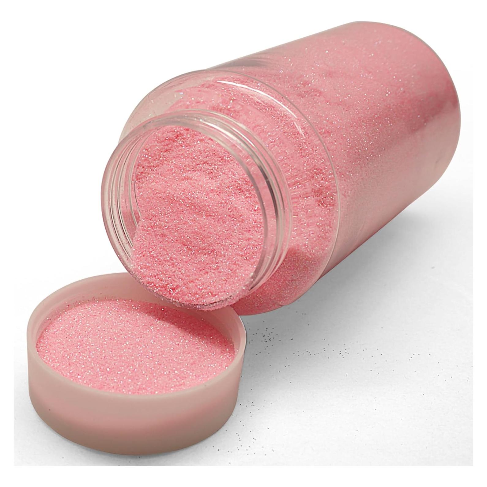 Purpurina Extra Fina Rosa 453g Lassos Boutique para Manualidades