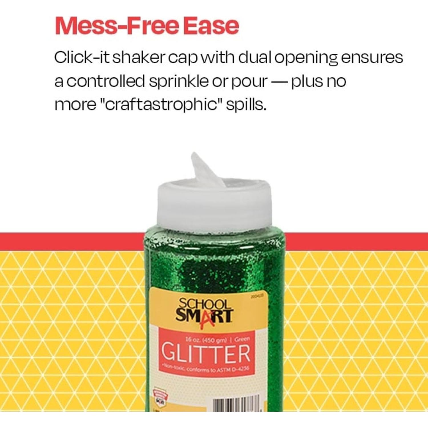 Brillo de Manualidades Verde Escuela Inteligente 0.45 kg